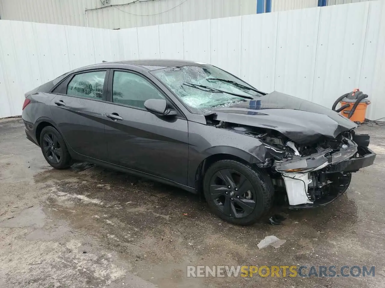 4 fotografías del automóvil dañado 5NPLM4AGXMH039871 HYUNDAI ELANTRA 2021
