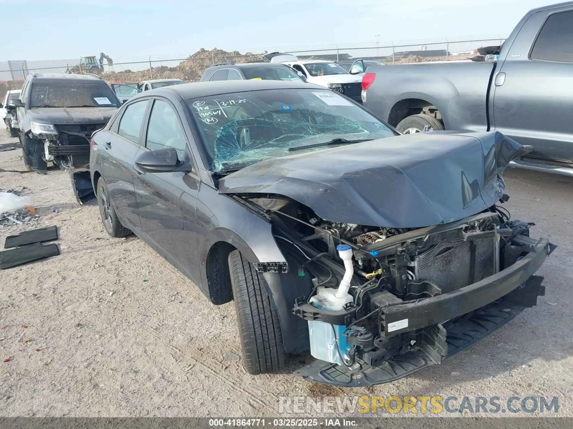1 fotografías del automóvil dañado 5NPLM4AGXMH044701 HYUNDAI ELANTRA 2021