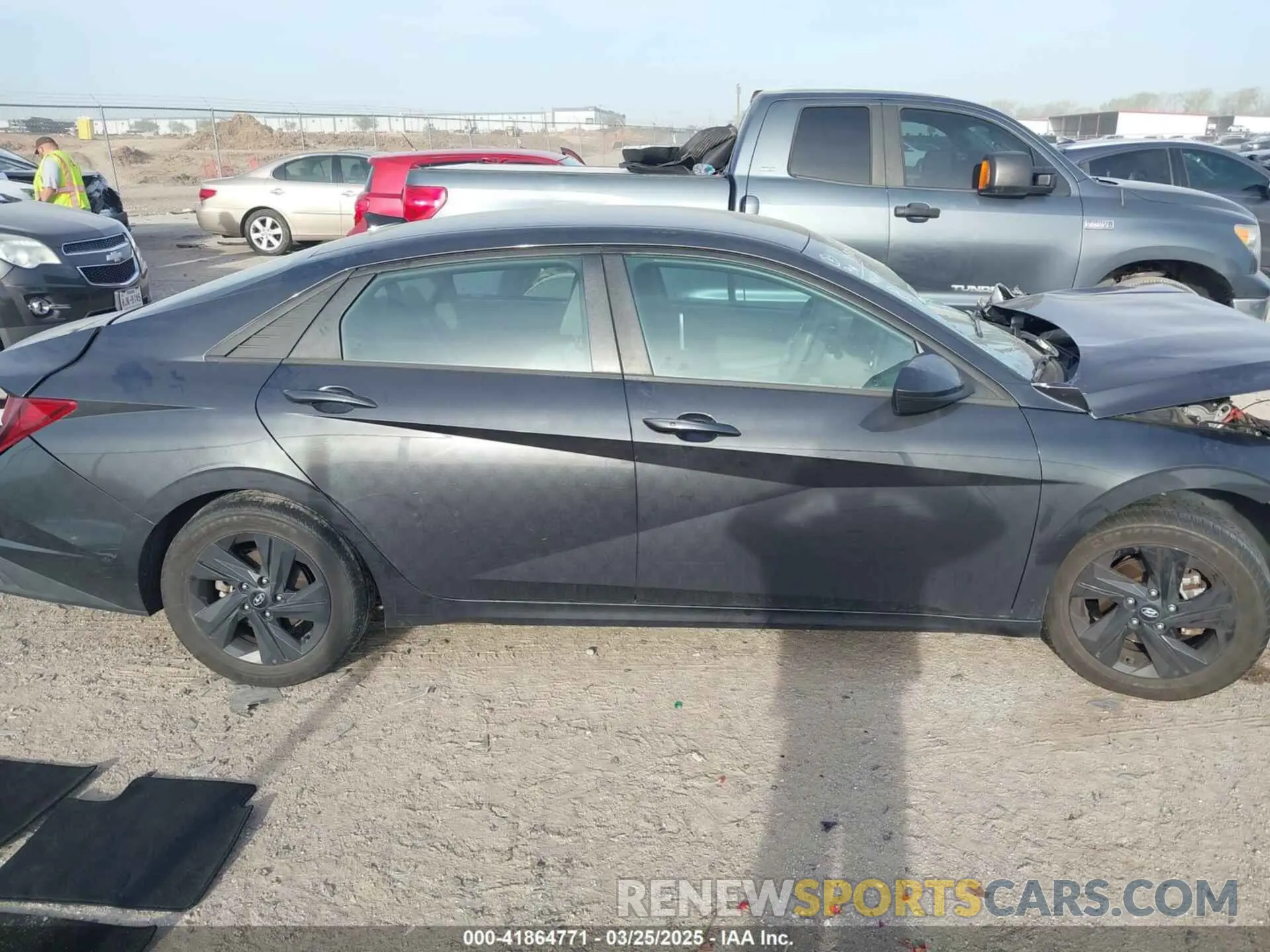 13 fotografías del automóvil dañado 5NPLM4AGXMH044701 HYUNDAI ELANTRA 2021