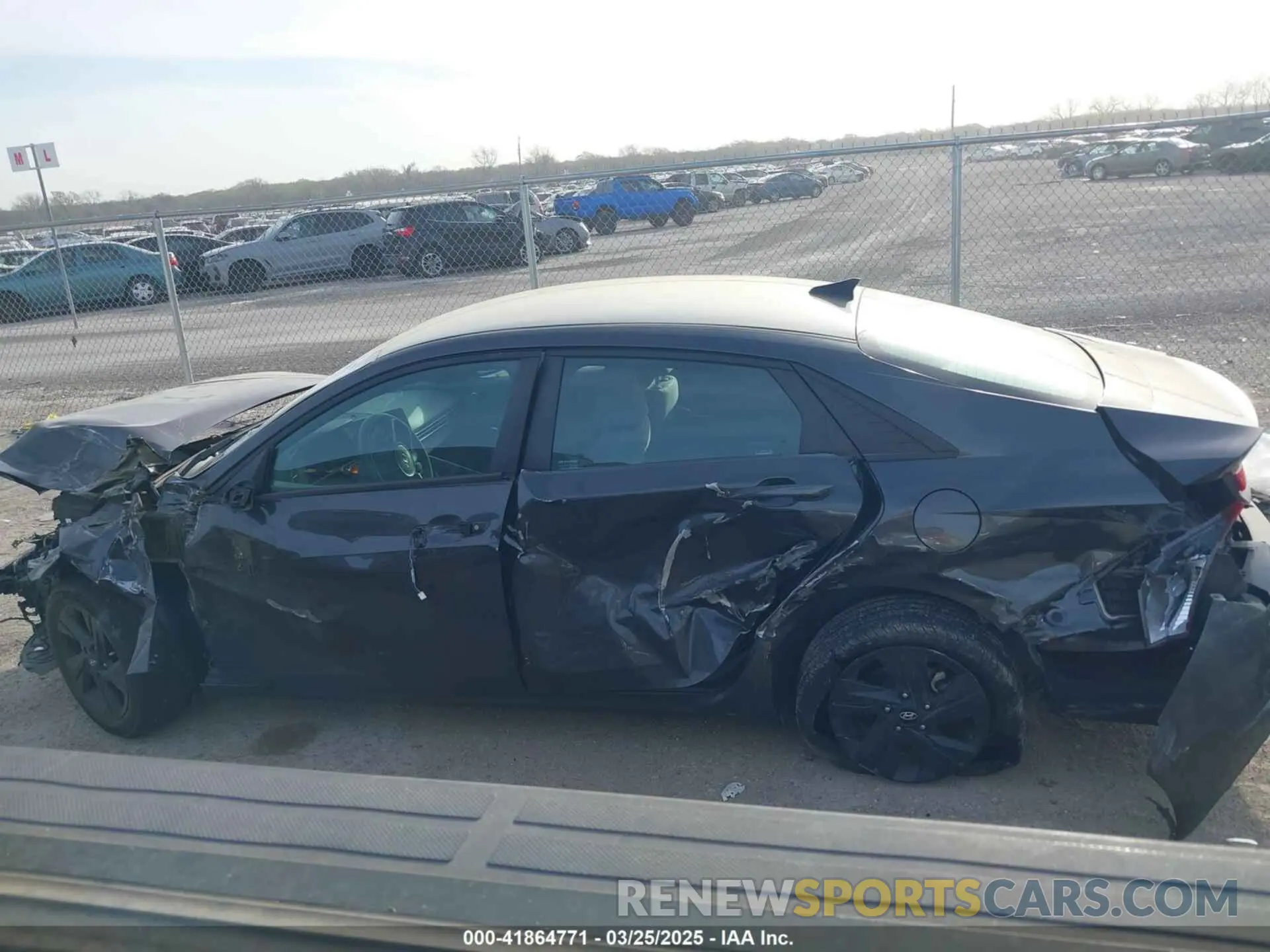 14 fotografías del automóvil dañado 5NPLM4AGXMH044701 HYUNDAI ELANTRA 2021