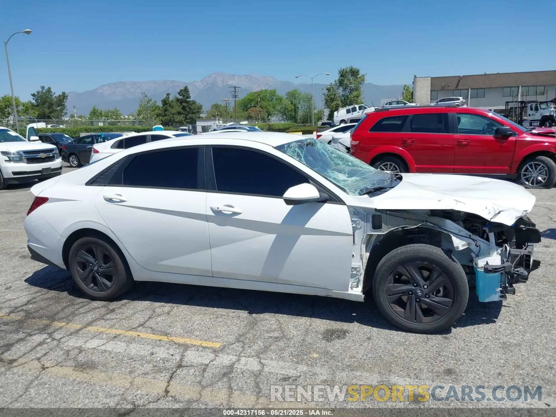 14 fotografías del automóvil dañado 5NPLM4AGXMH051177 HYUNDAI ELANTRA 2021