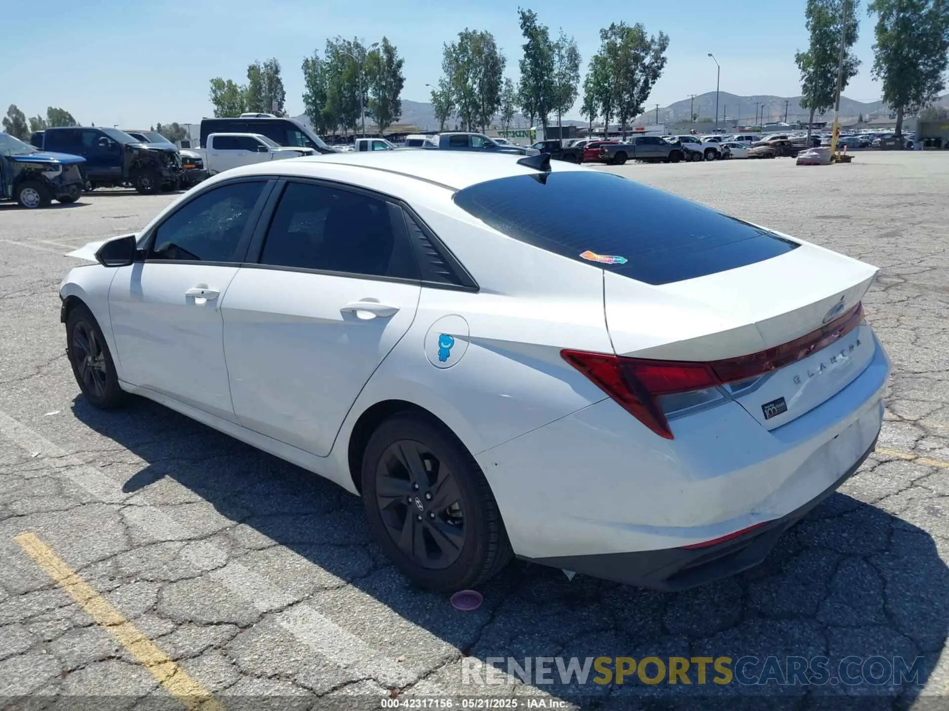 3 fotografías del automóvil dañado 5NPLM4AGXMH051177 HYUNDAI ELANTRA 2021