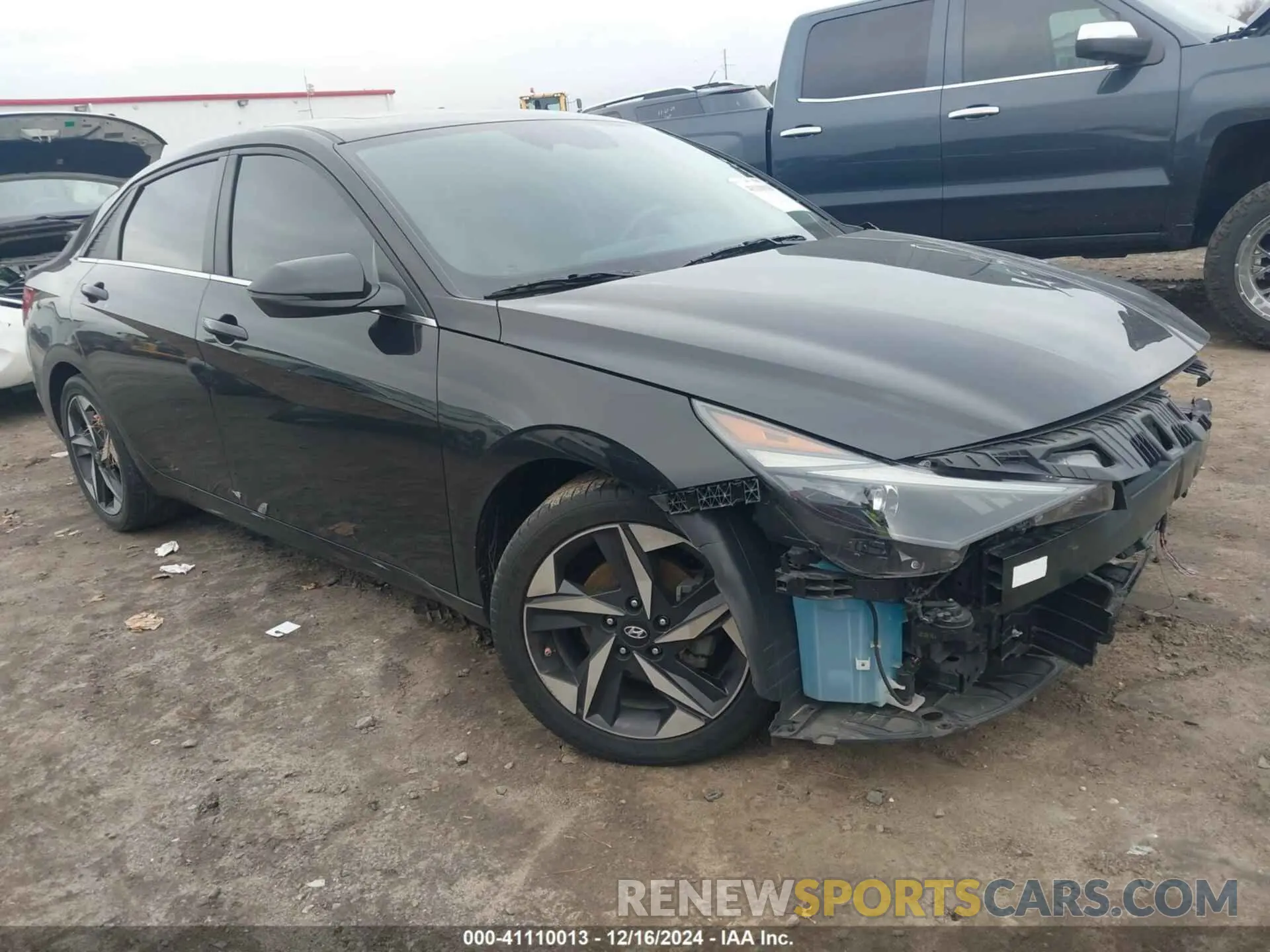 1 fotografías del automóvil dañado 5NPLN4AG0MH026771 HYUNDAI ELANTRA 2021