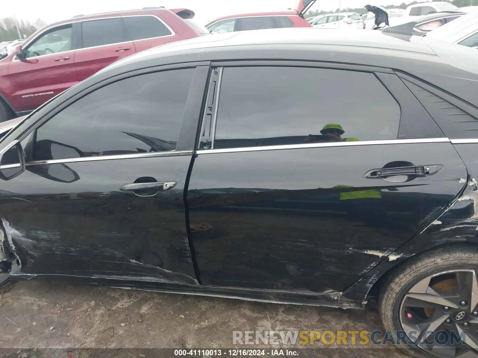15 fotografías del automóvil dañado 5NPLN4AG0MH026771 HYUNDAI ELANTRA 2021