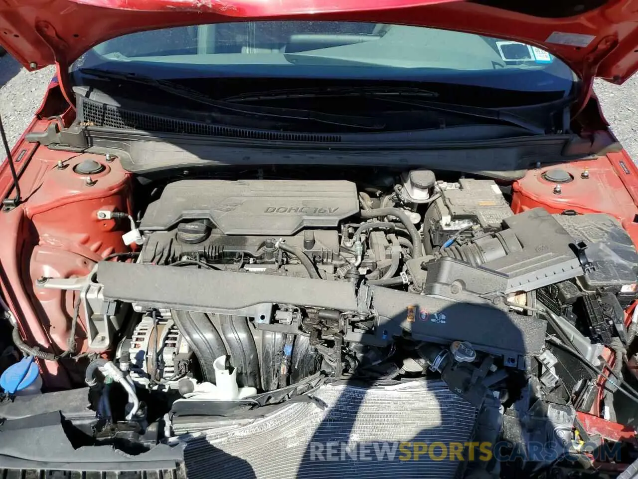 11 fotografías del automóvil dañado 5NPLN4AG1MH022714 HYUNDAI ELANTRA 2021