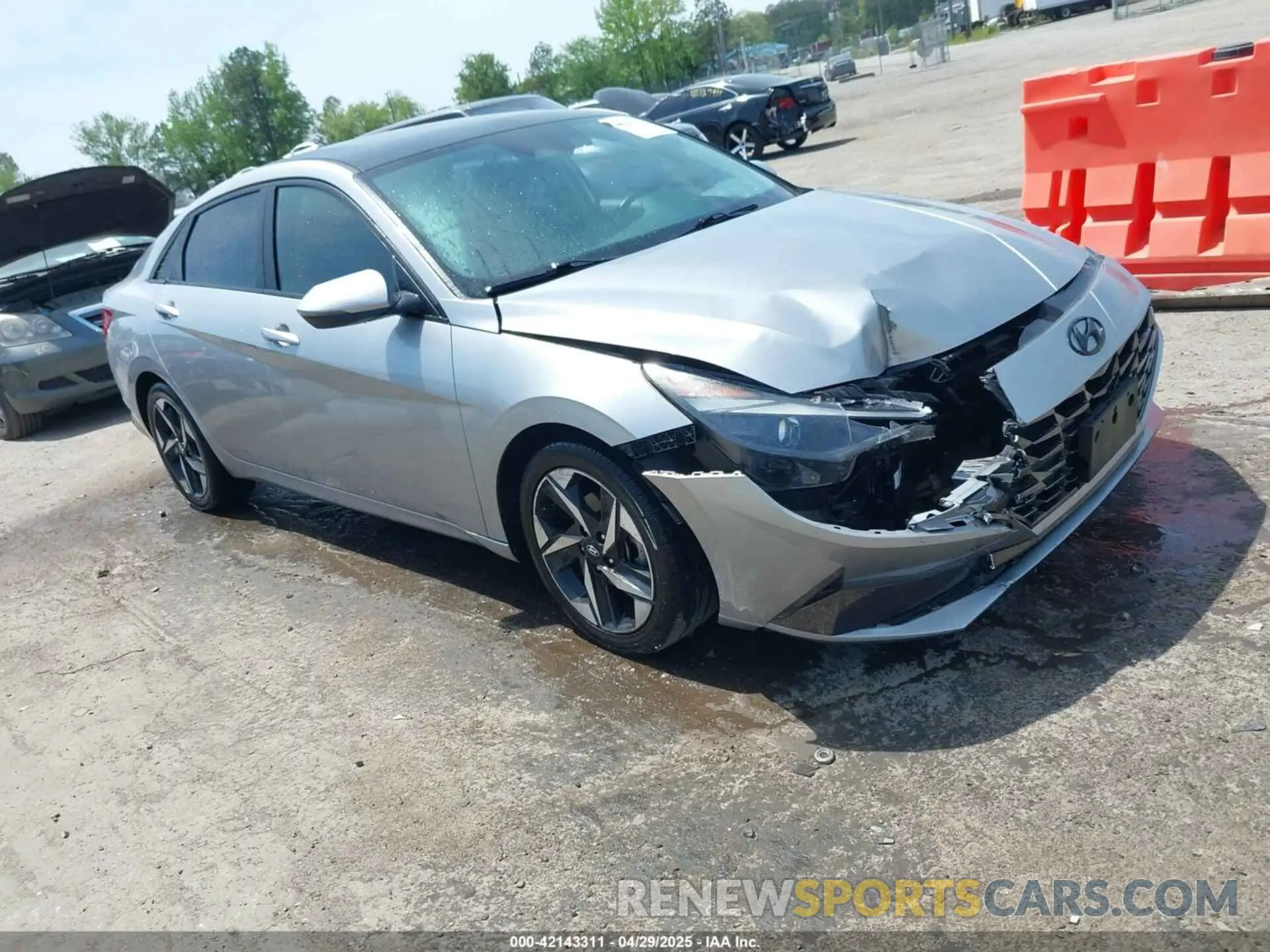 1 fotografías del automóvil dañado 5NPLN4AG1MH043336 HYUNDAI ELANTRA 2021
