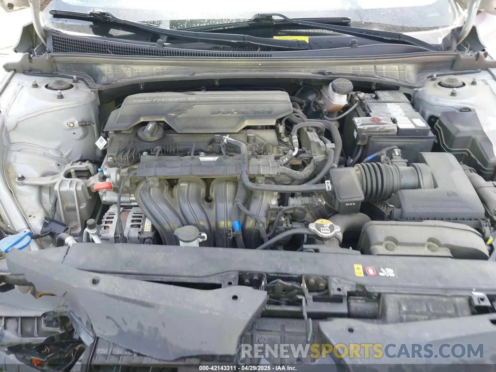 10 fotografías del automóvil dañado 5NPLN4AG1MH043336 HYUNDAI ELANTRA 2021