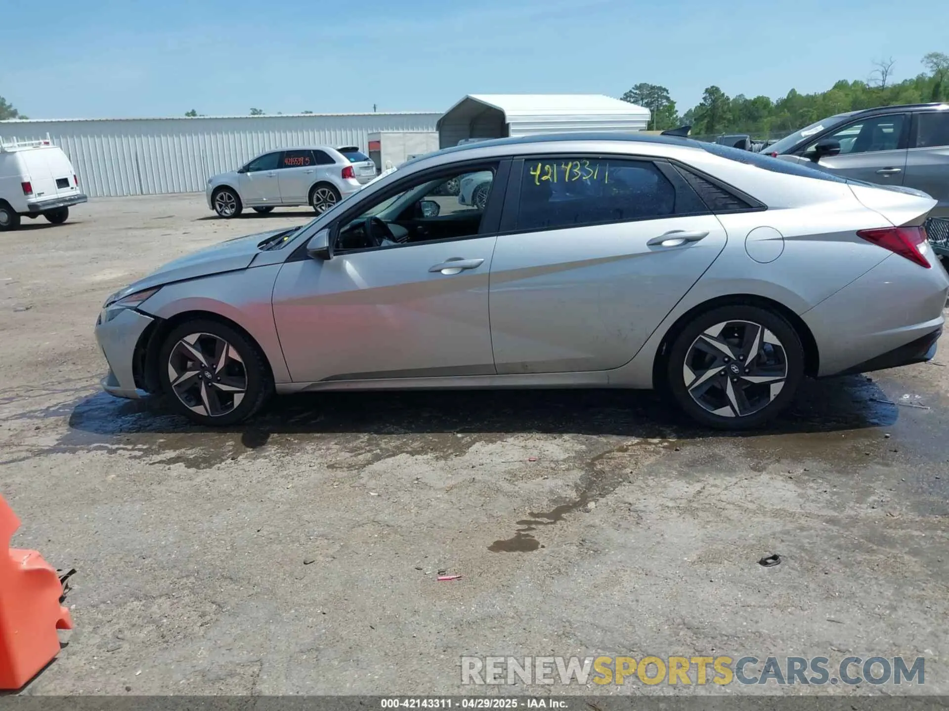 14 fotografías del automóvil dañado 5NPLN4AG1MH043336 HYUNDAI ELANTRA 2021
