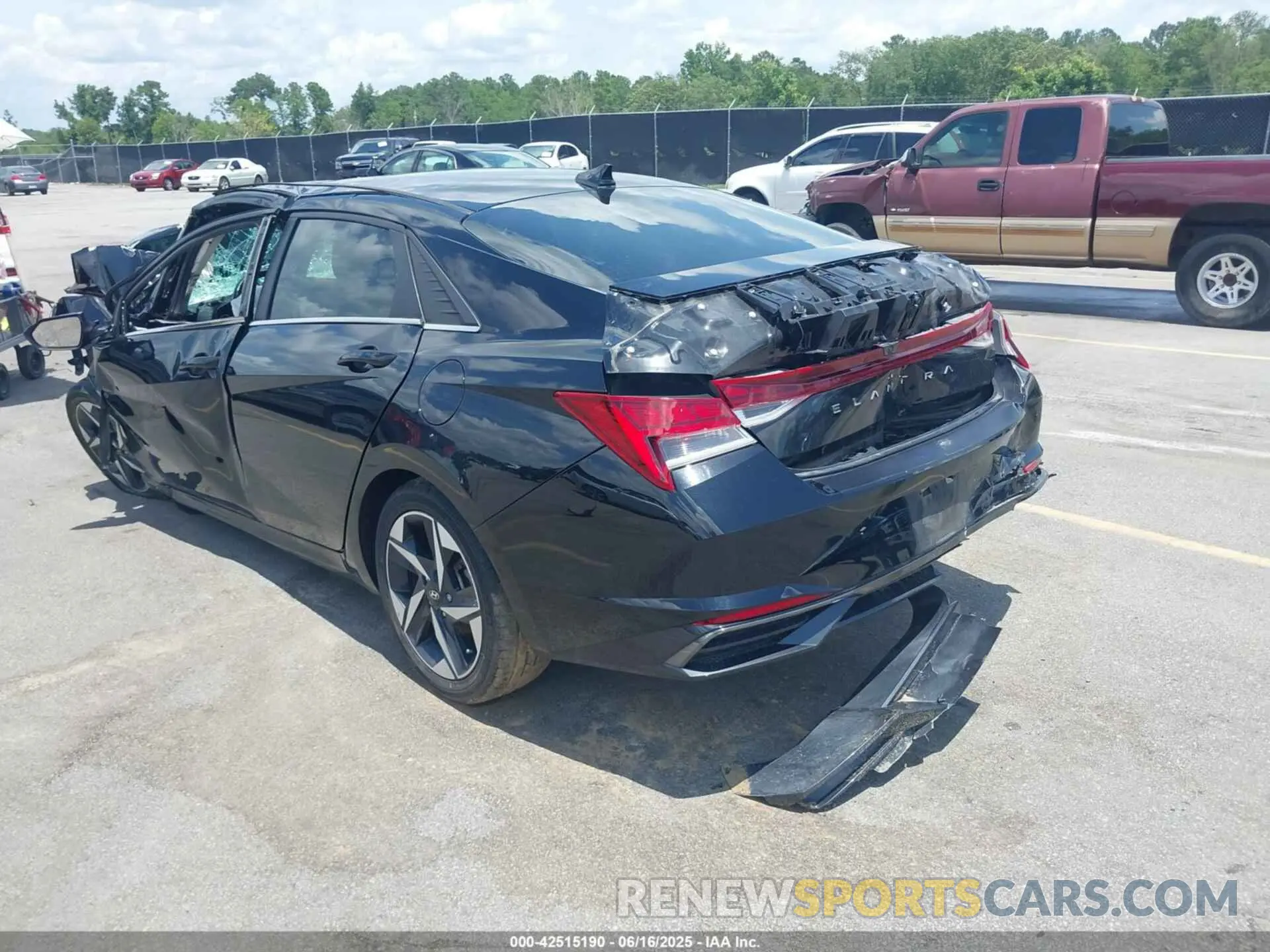 3 fotografías del automóvil dañado 5NPLN4AG3MH017045 HYUNDAI ELANTRA 2021
