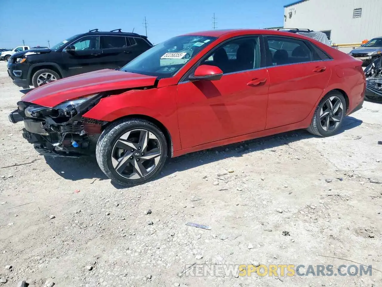 1 fotografías del automóvil dañado 5NPLN4AG6MH027259 HYUNDAI ELANTRA 2021