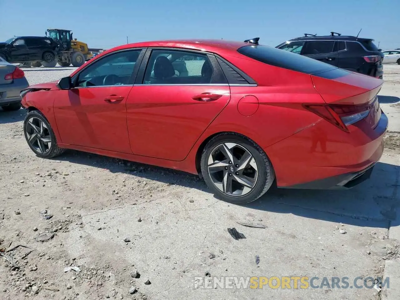 2 fotografías del automóvil dañado 5NPLN4AG6MH027259 HYUNDAI ELANTRA 2021