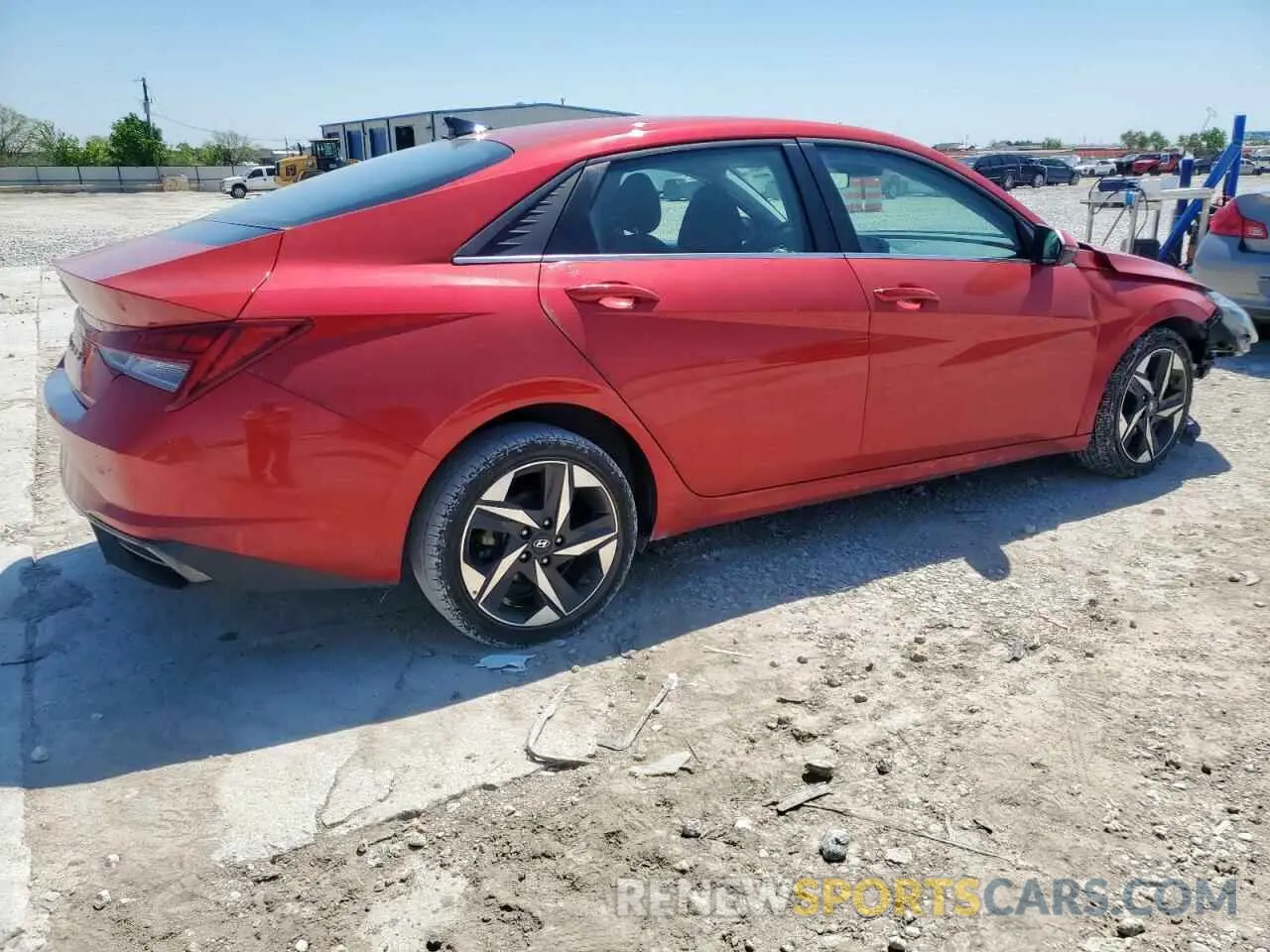3 fotografías del automóvil dañado 5NPLN4AG6MH027259 HYUNDAI ELANTRA 2021
