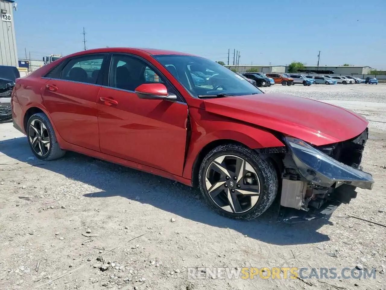 4 fotografías del automóvil dañado 5NPLN4AG6MH027259 HYUNDAI ELANTRA 2021