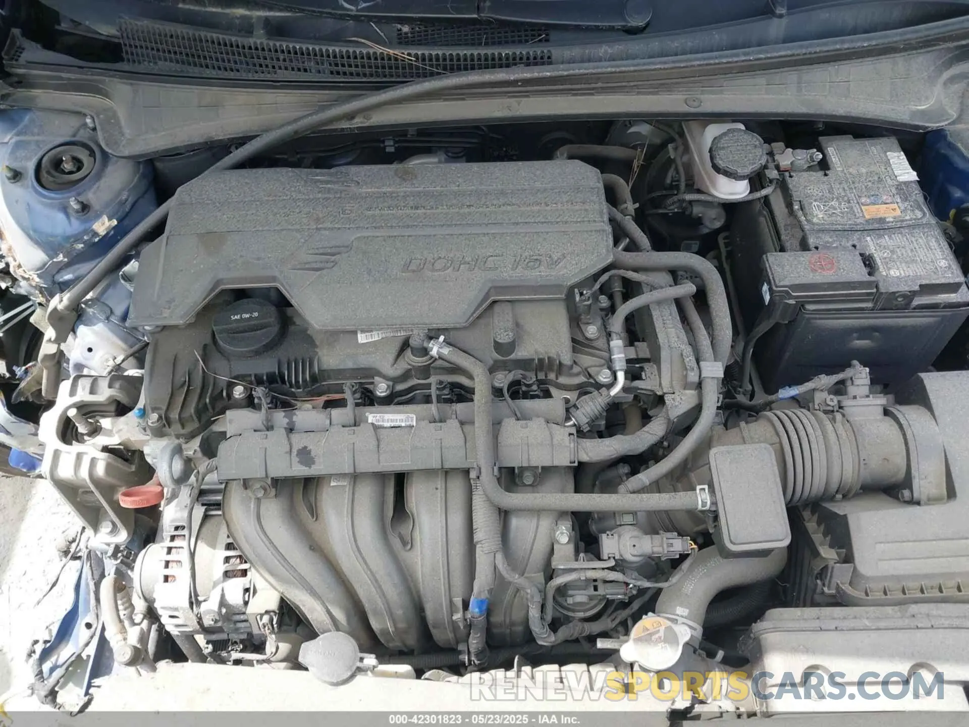 10 fotografías del automóvil dañado 5NPLN4AG8MH020572 HYUNDAI ELANTRA 2021