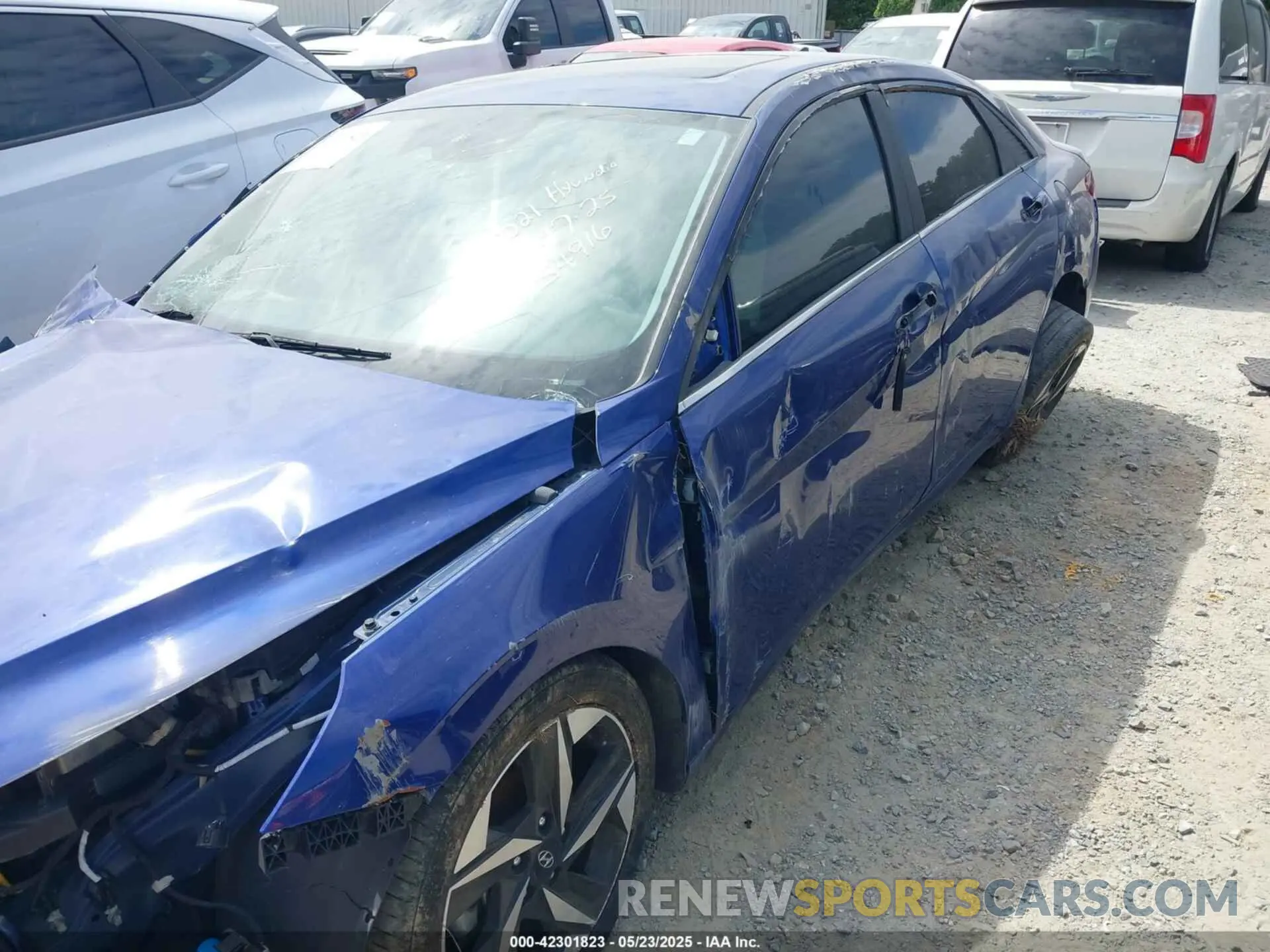 6 fotografías del automóvil dañado 5NPLN4AG8MH020572 HYUNDAI ELANTRA 2021