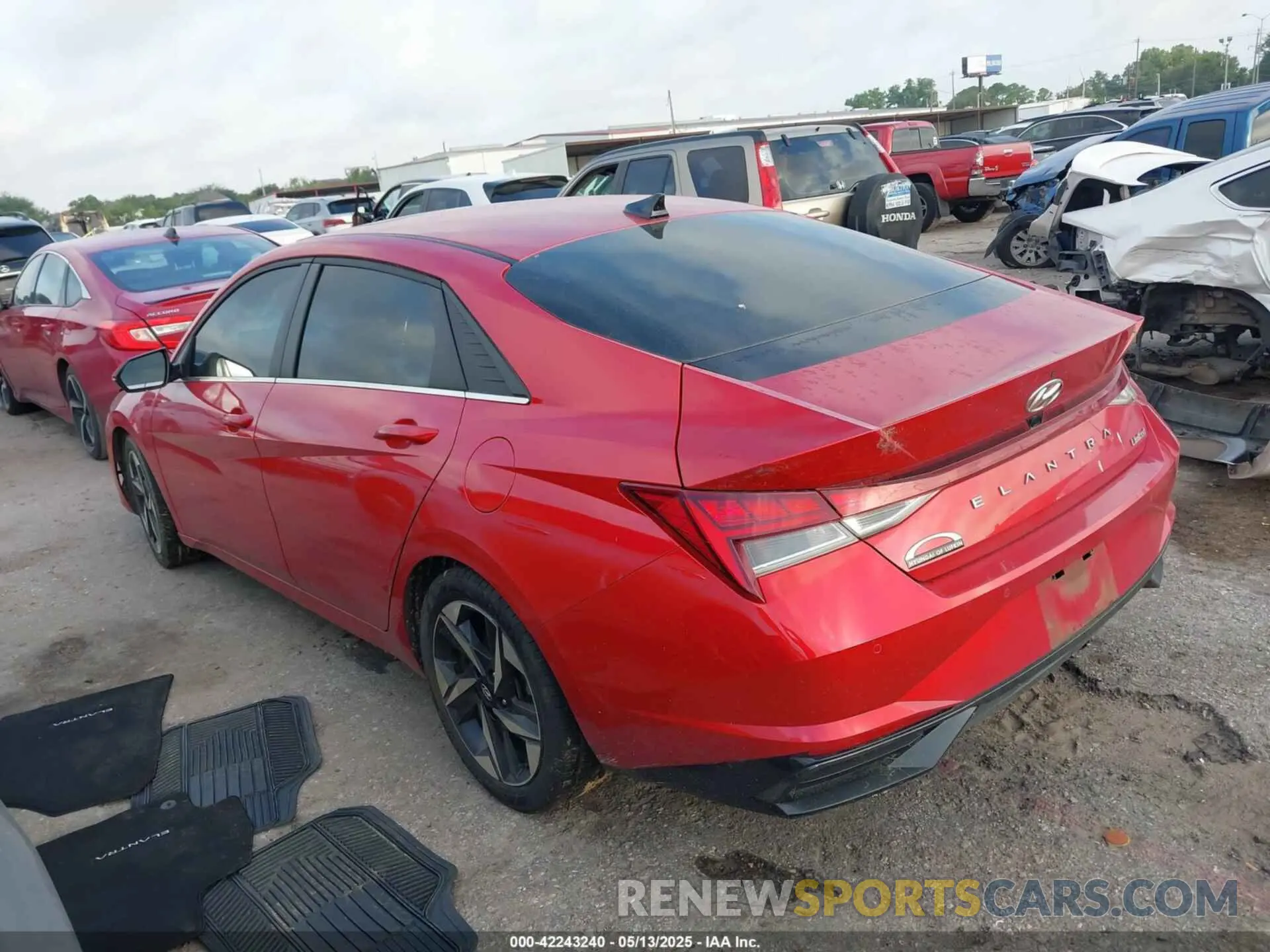3 fotografías del automóvil dañado 5NPLP4AG1MH026157 HYUNDAI ELANTRA 2021