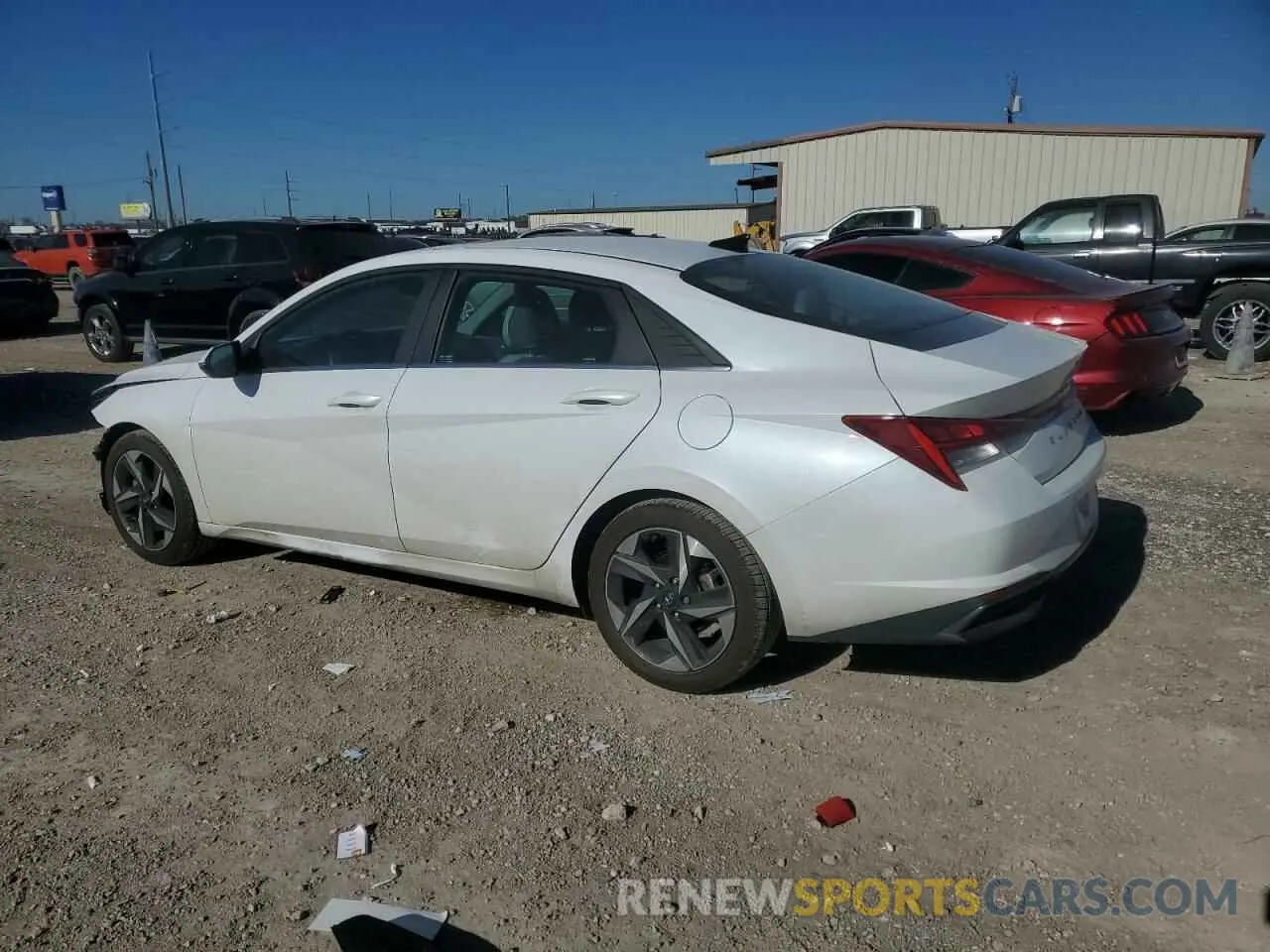 2 fotografías del automóvil dañado 5NPLP4AG2MH020061 HYUNDAI ELANTRA 2021