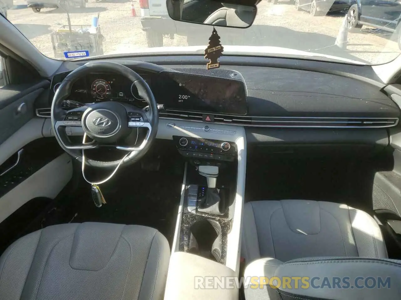 8 fotografías del automóvil dañado 5NPLP4AG2MH020061 HYUNDAI ELANTRA 2021