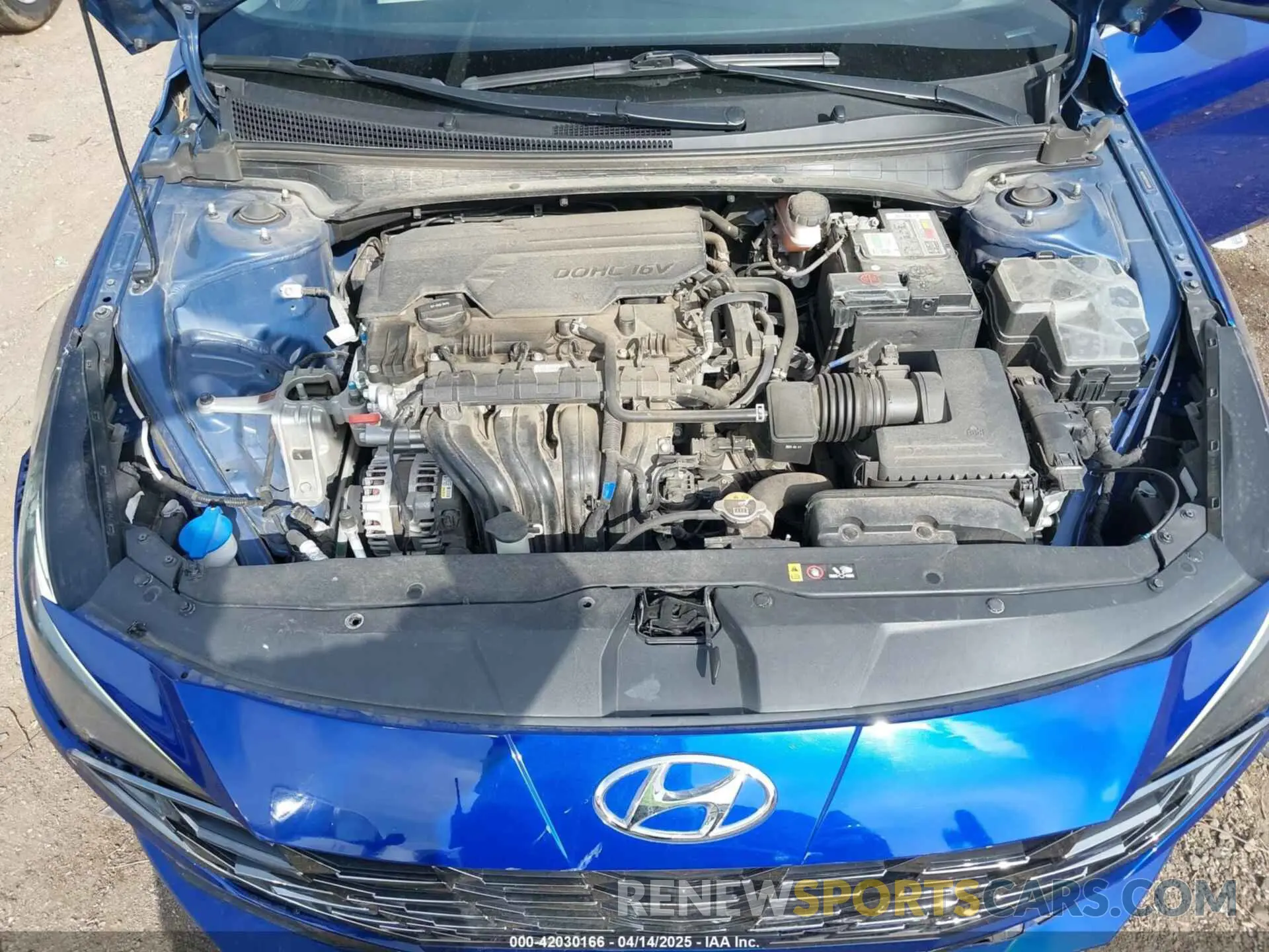 10 fotografías del automóvil dañado 5NPLP4AG2MH043498 HYUNDAI ELANTRA 2021