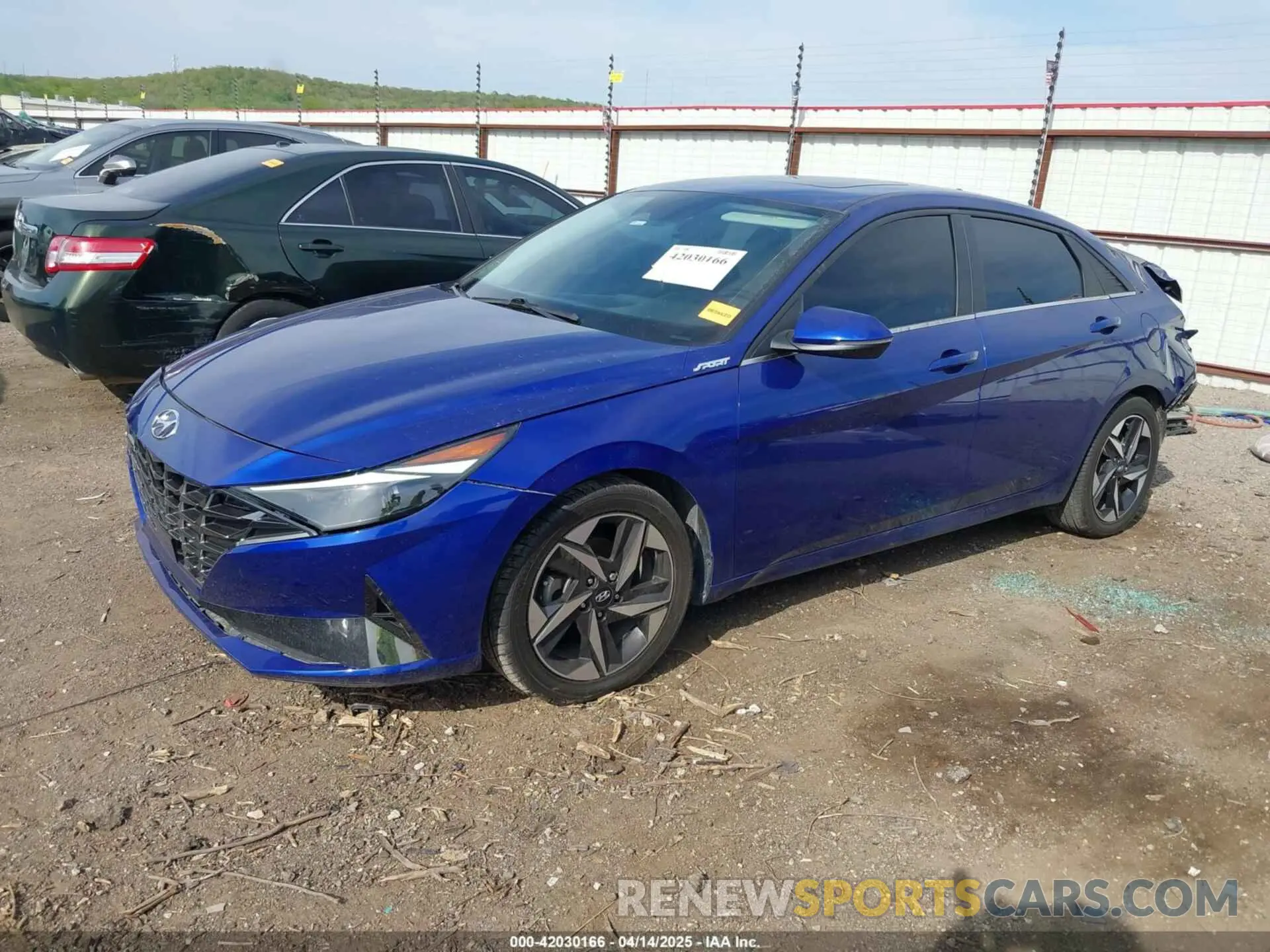 2 fotografías del automóvil dañado 5NPLP4AG2MH043498 HYUNDAI ELANTRA 2021