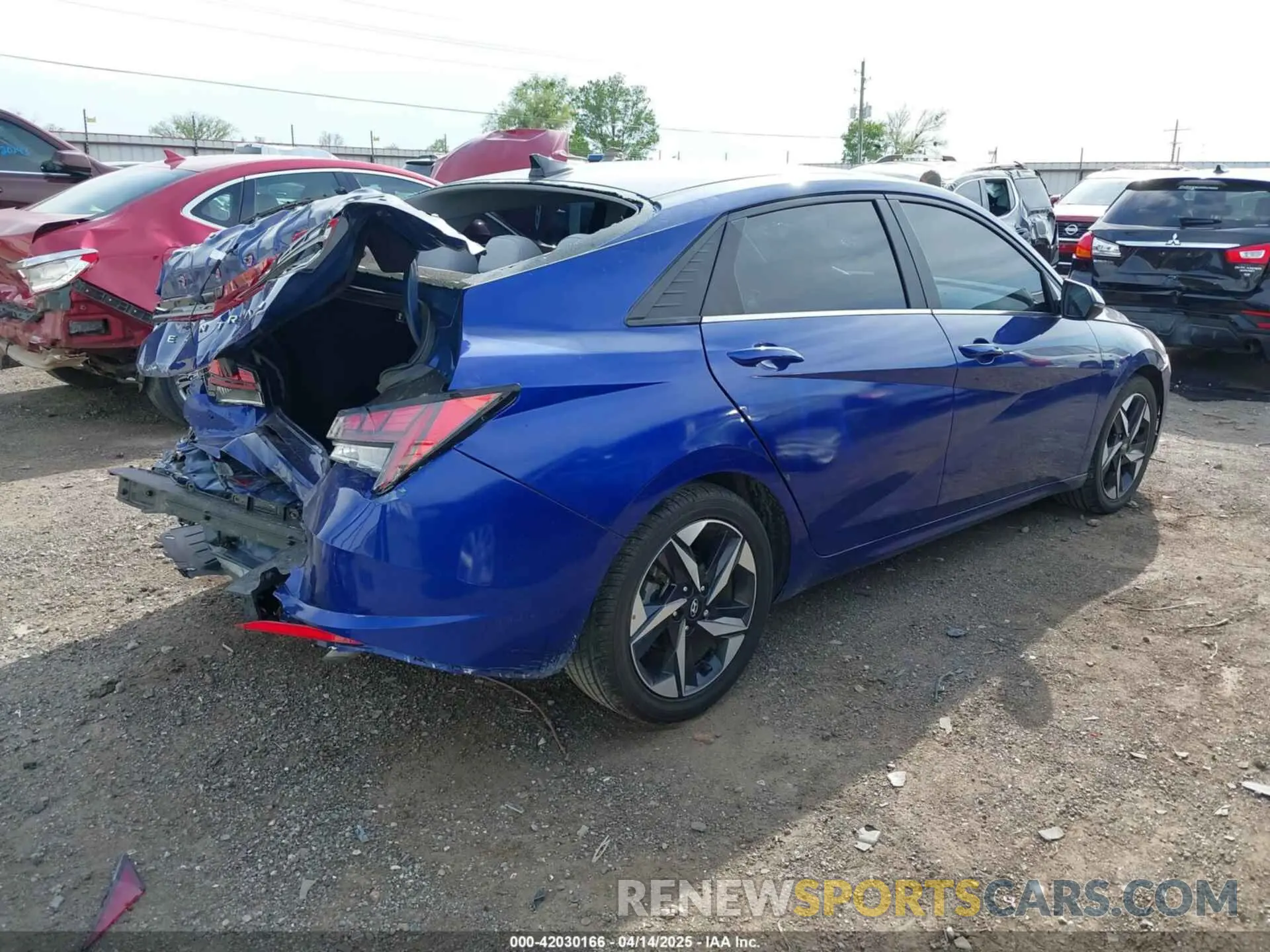 4 fotografías del automóvil dañado 5NPLP4AG2MH043498 HYUNDAI ELANTRA 2021