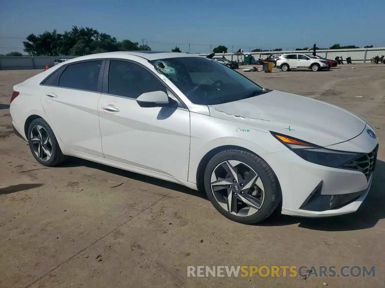 4 fotografías del automóvil dañado 5NPLP4AG3MH019159 HYUNDAI ELANTRA 2021