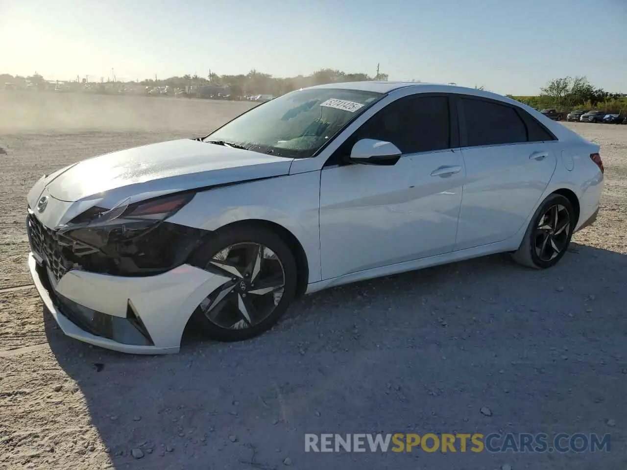 1 fotografías del automóvil dañado 5NPLP4AG3MH026273 HYUNDAI ELANTRA 2021