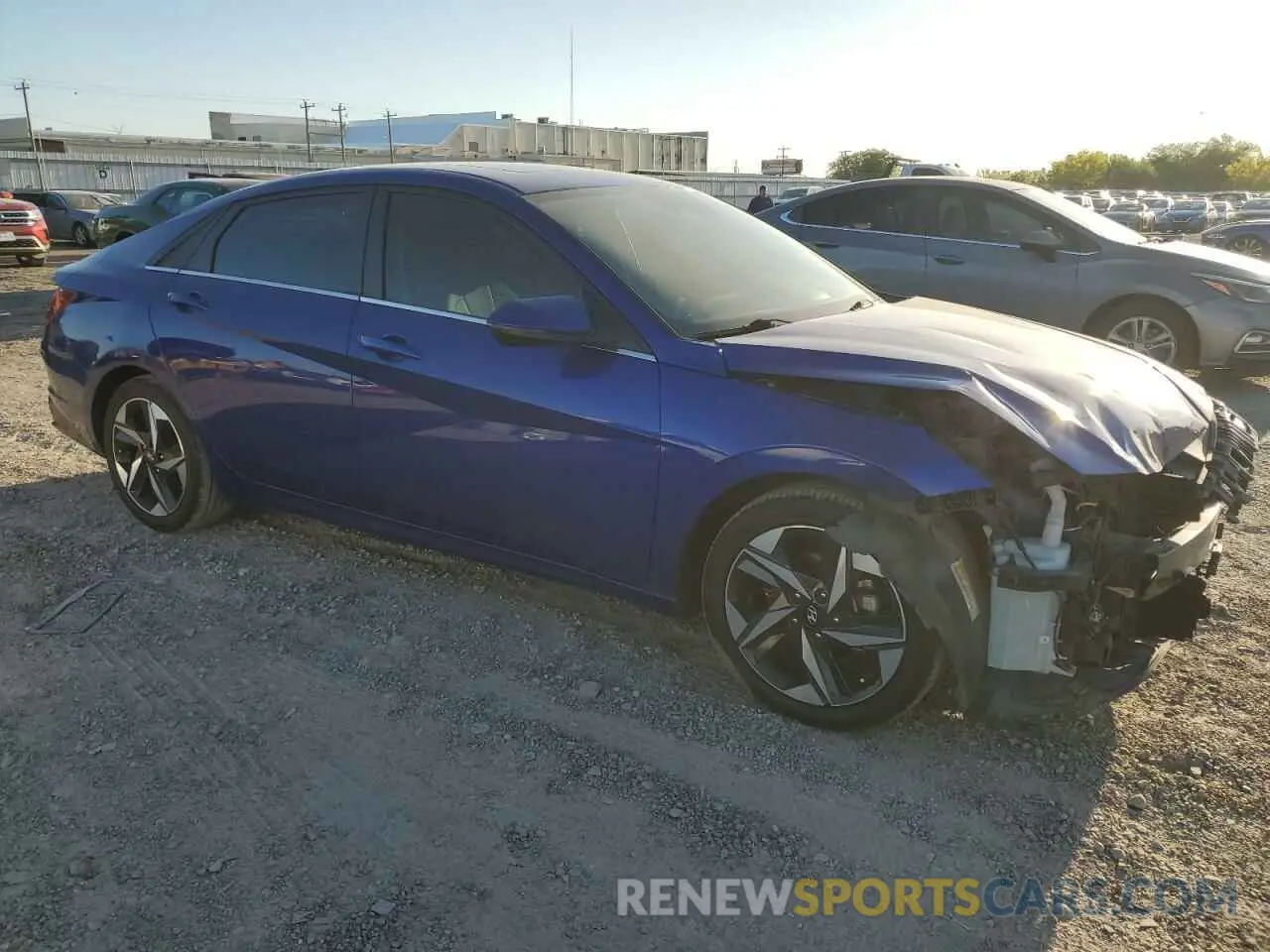 4 fotografías del automóvil dañado 5NPLP4AG3MH037208 HYUNDAI ELANTRA 2021