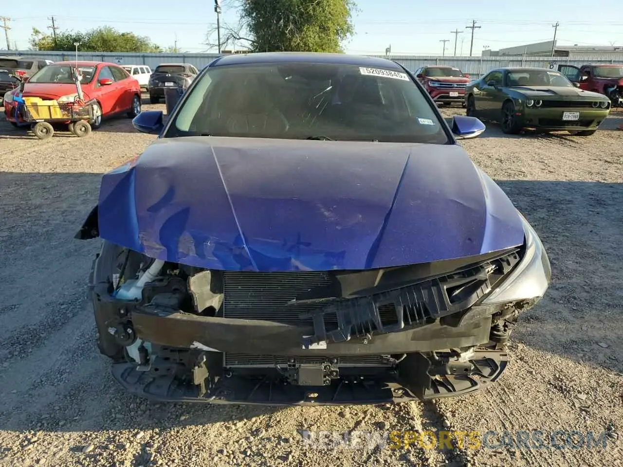 5 fotografías del automóvil dañado 5NPLP4AG3MH037208 HYUNDAI ELANTRA 2021