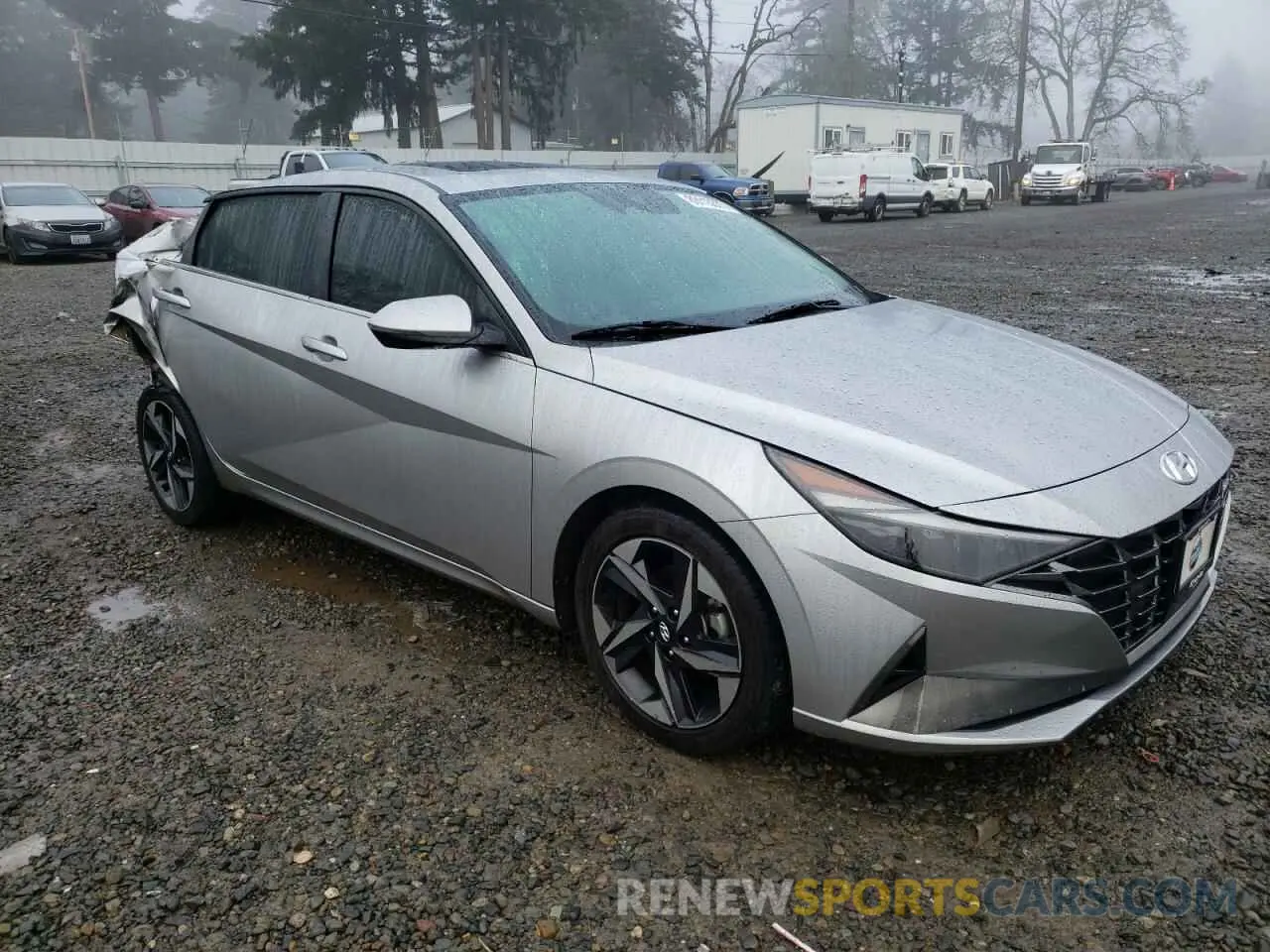 4 fotografías del automóvil dañado 5NPLP4AG4MH044149 HYUNDAI ELANTRA 2021