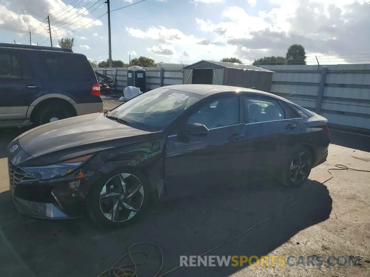 1 fotografías del automóvil dañado 5NPLP4AG6MH026431 HYUNDAI ELANTRA 2021