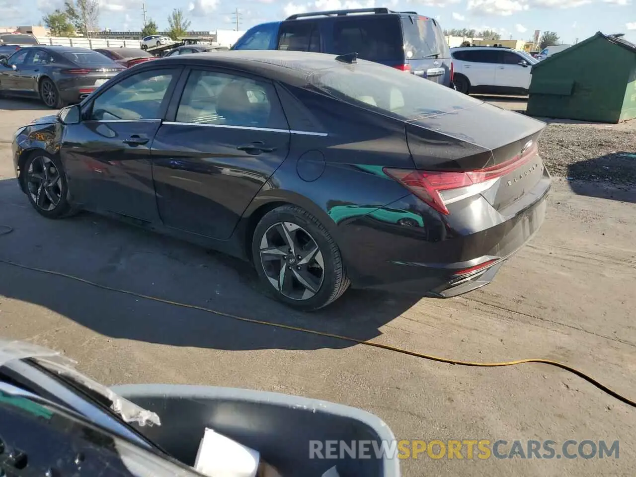 2 fotografías del automóvil dañado 5NPLP4AG6MH026431 HYUNDAI ELANTRA 2021
