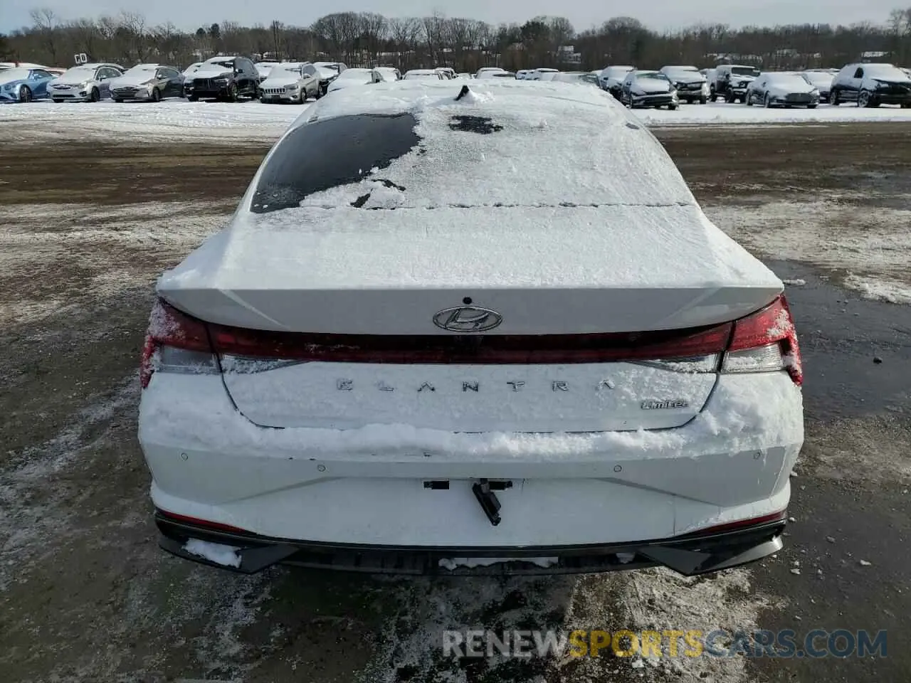 6 fotografías del automóvil dañado 5NPLP4AG8MH024020 HYUNDAI ELANTRA 2021
