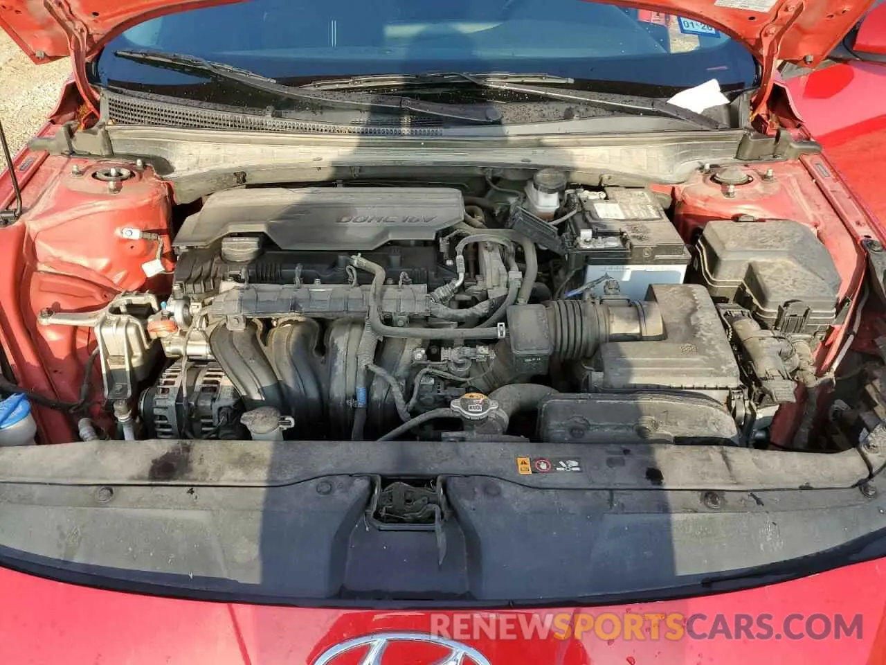 11 fotografías del automóvil dañado 5NPLS4AG0MH023524 HYUNDAI ELANTRA 2021