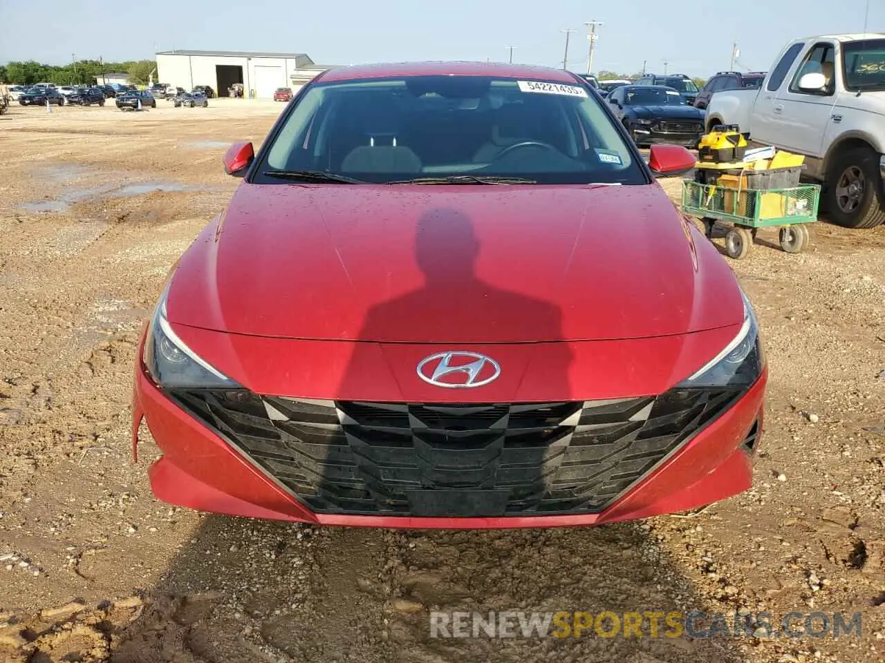 5 fotografías del automóvil dañado 5NPLS4AG0MH023524 HYUNDAI ELANTRA 2021