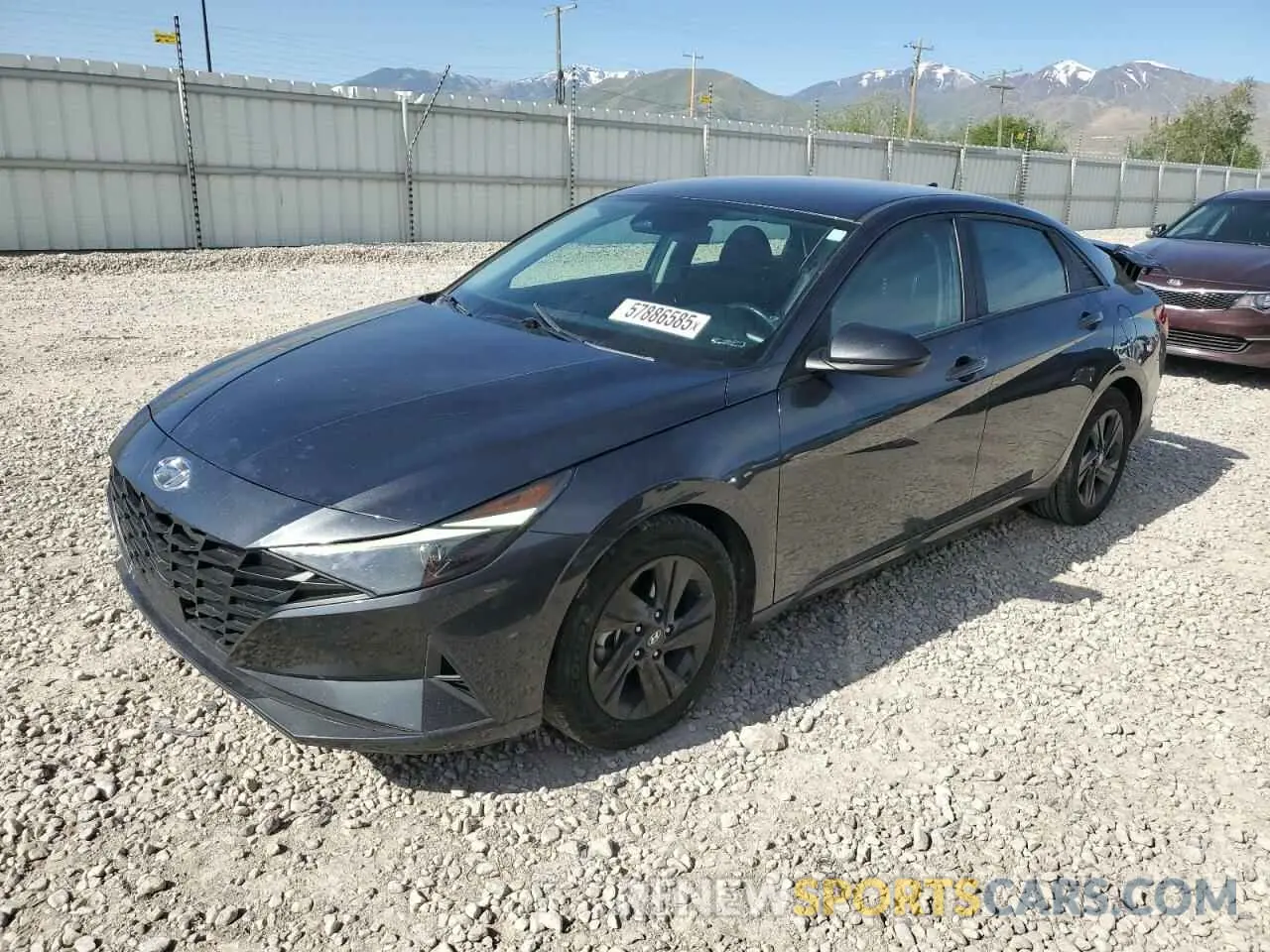 1 fotografías del automóvil dañado 5NPLS4AG1MH000818 HYUNDAI ELANTRA 2021