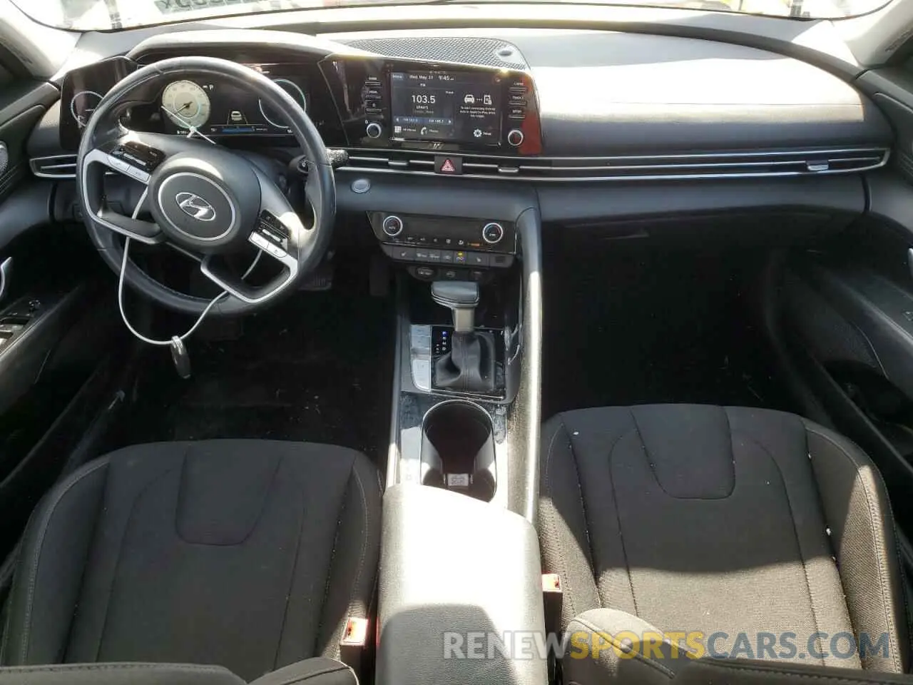 8 fotografías del automóvil dañado 5NPLS4AG1MH000818 HYUNDAI ELANTRA 2021