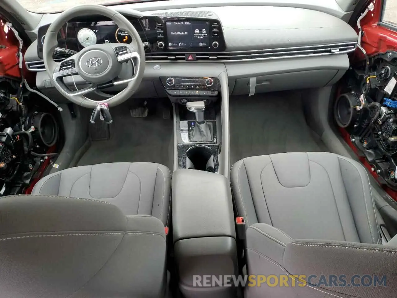 8 fotografías del automóvil dañado 5NPLS4AG1MH016758 HYUNDAI ELANTRA 2021