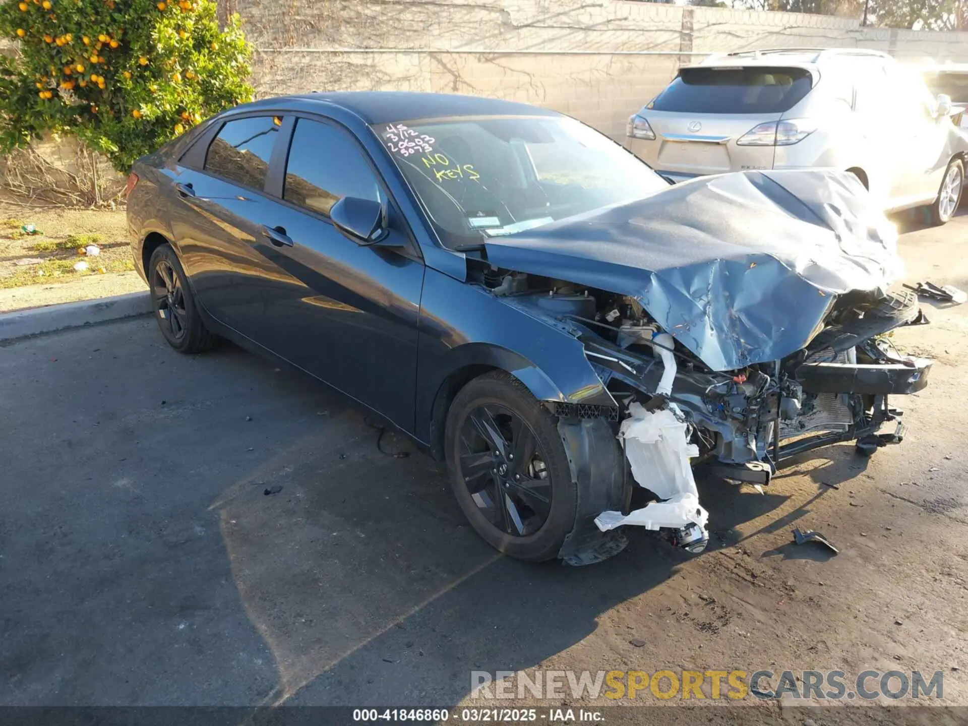 1 fotografías del automóvil dañado 5NPLS4AG2MH005073 HYUNDAI ELANTRA 2021