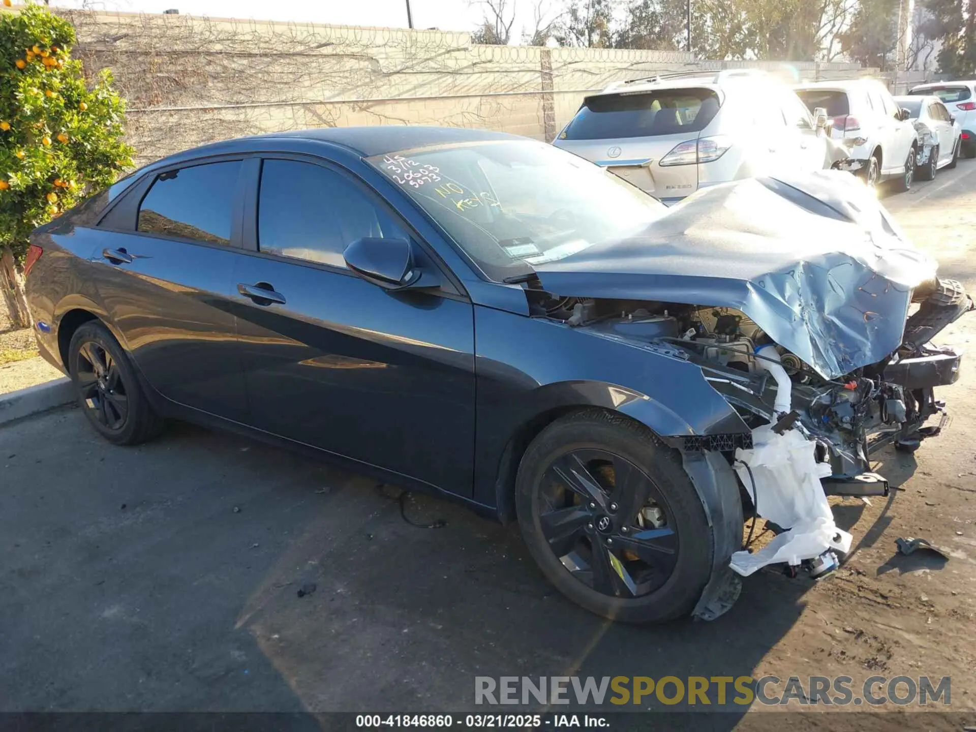 13 fotografías del automóvil dañado 5NPLS4AG2MH005073 HYUNDAI ELANTRA 2021