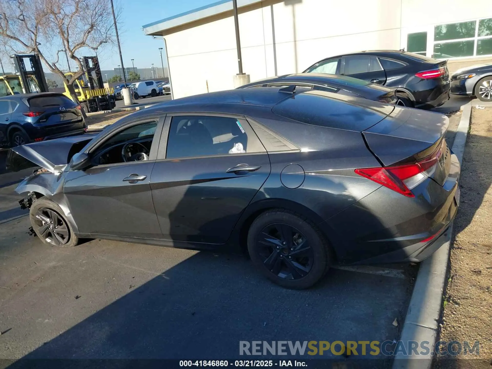 14 fotografías del automóvil dañado 5NPLS4AG2MH005073 HYUNDAI ELANTRA 2021
