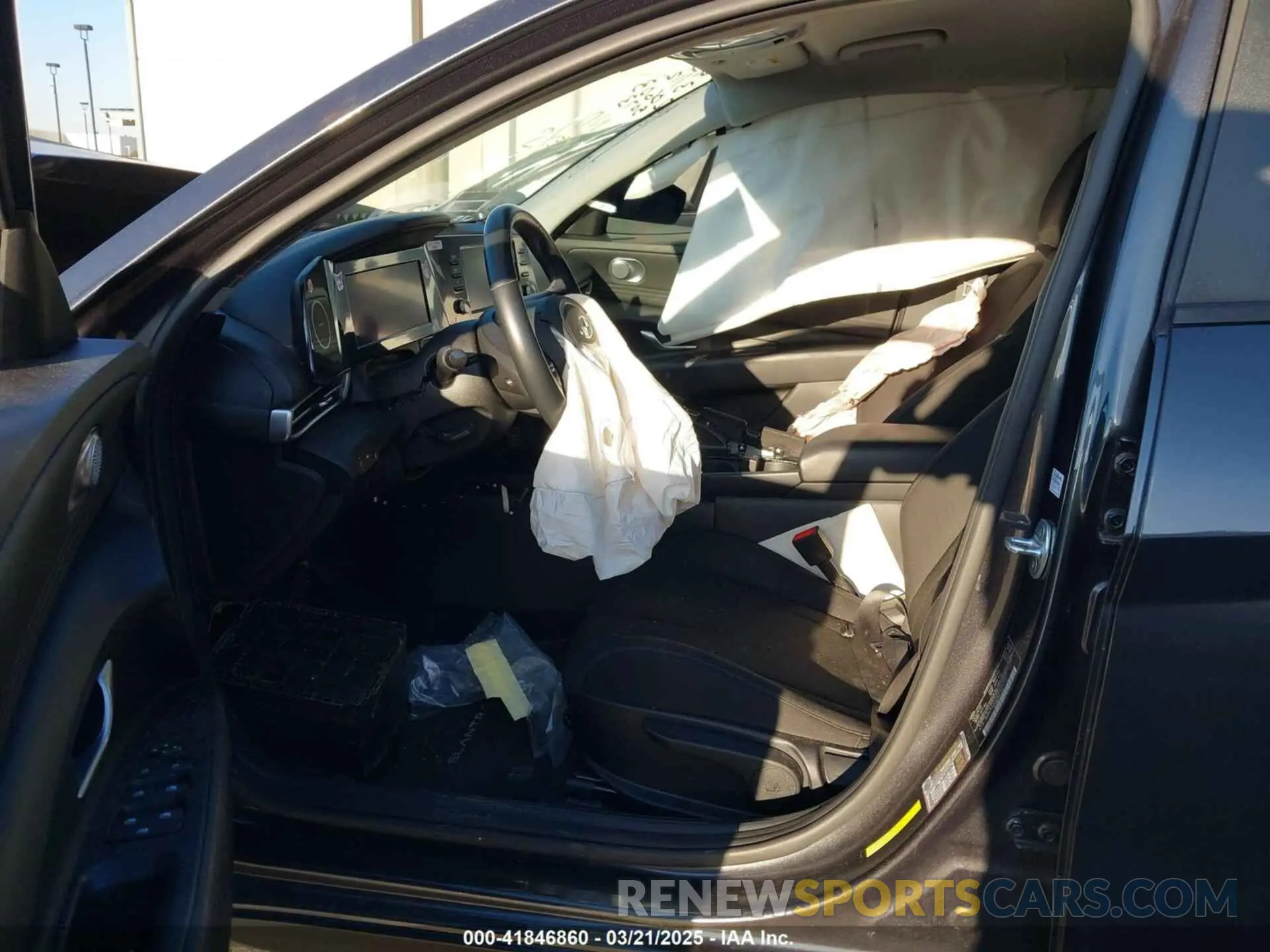 5 fotografías del automóvil dañado 5NPLS4AG2MH005073 HYUNDAI ELANTRA 2021