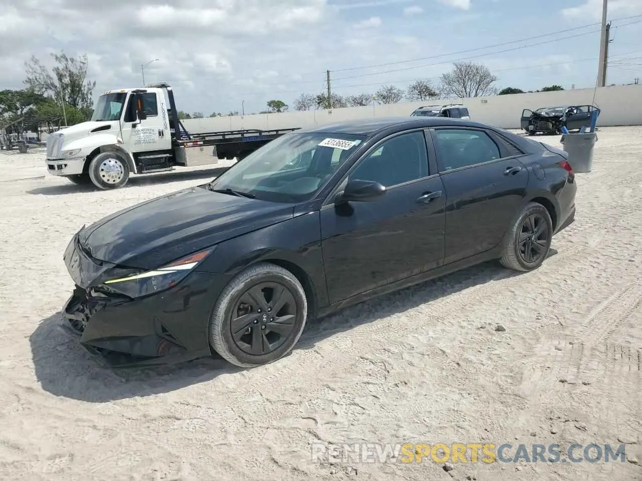 1 fotografías del automóvil dañado 5NPLS4AG2MH033083 HYUNDAI ELANTRA 2021