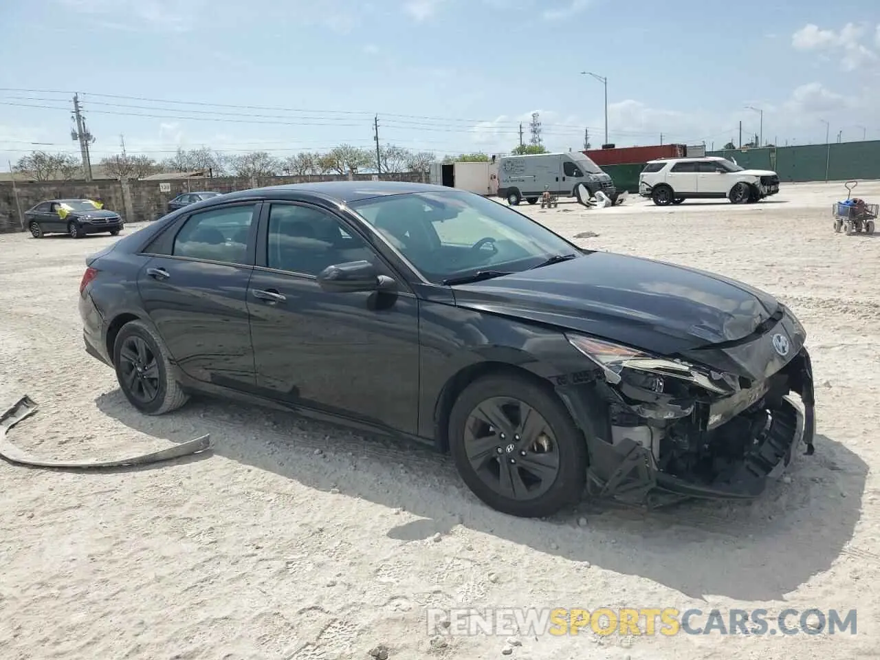 4 fotografías del automóvil dañado 5NPLS4AG2MH033083 HYUNDAI ELANTRA 2021