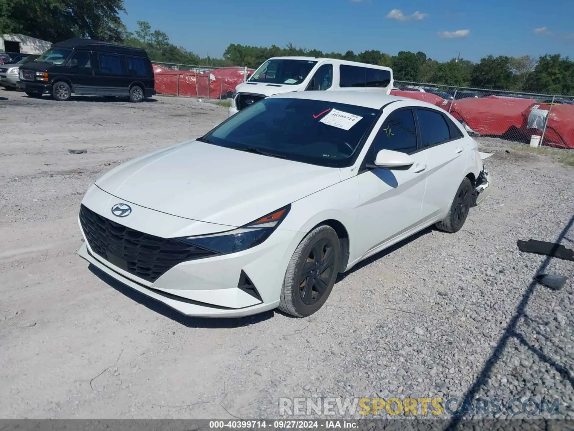 2 fotografías del automóvil dañado 5NPLS4AG2MH038347 HYUNDAI ELANTRA 2021