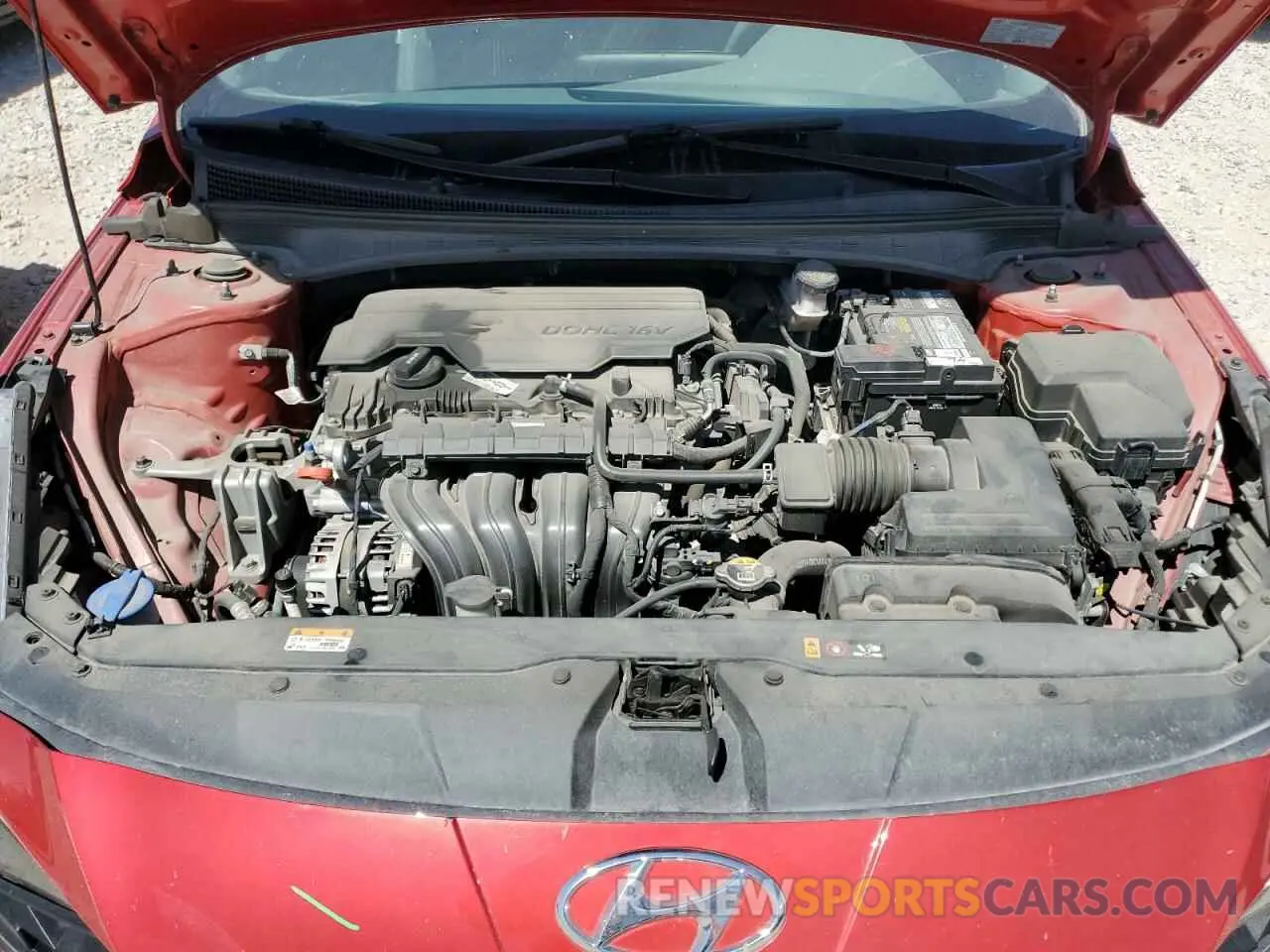 11 fotografías del automóvil dañado 5NPLS4AG3MH005230 HYUNDAI ELANTRA 2021