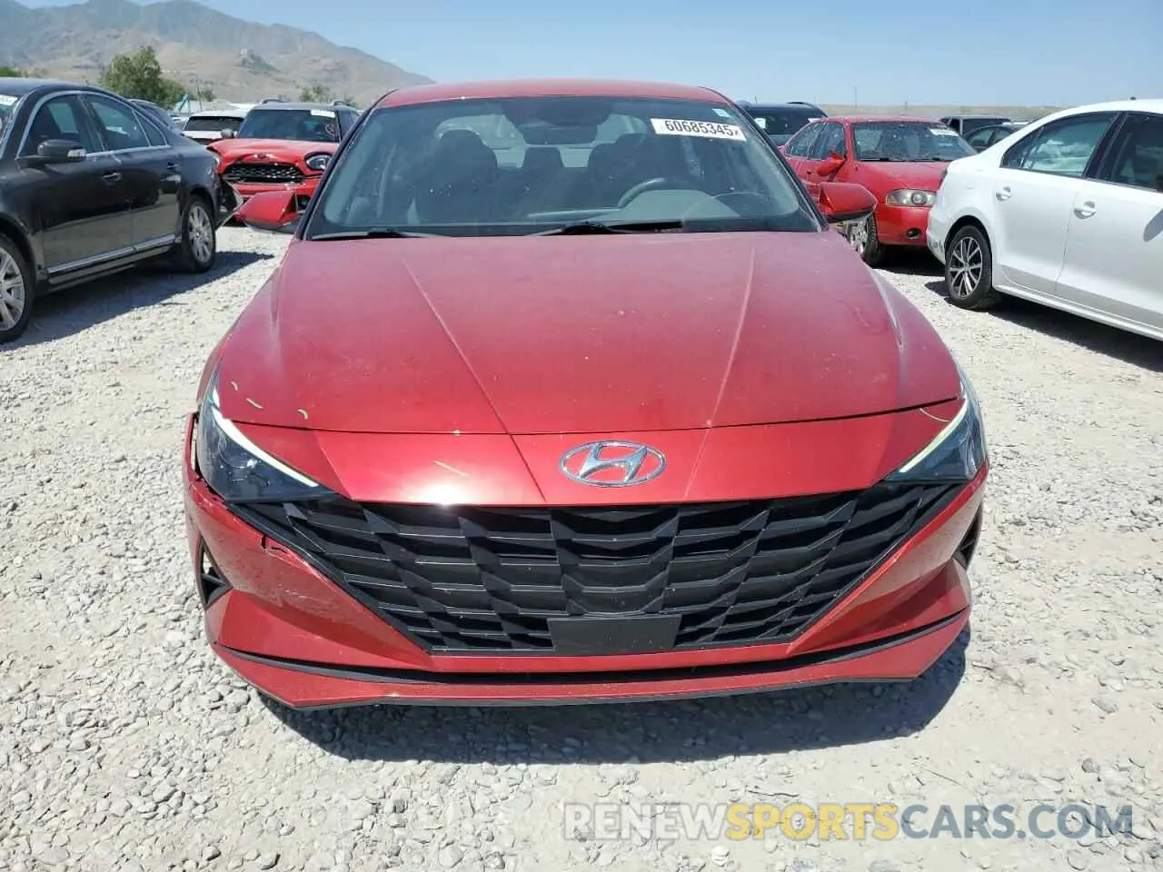 5 fotografías del automóvil dañado 5NPLS4AG3MH005230 HYUNDAI ELANTRA 2021
