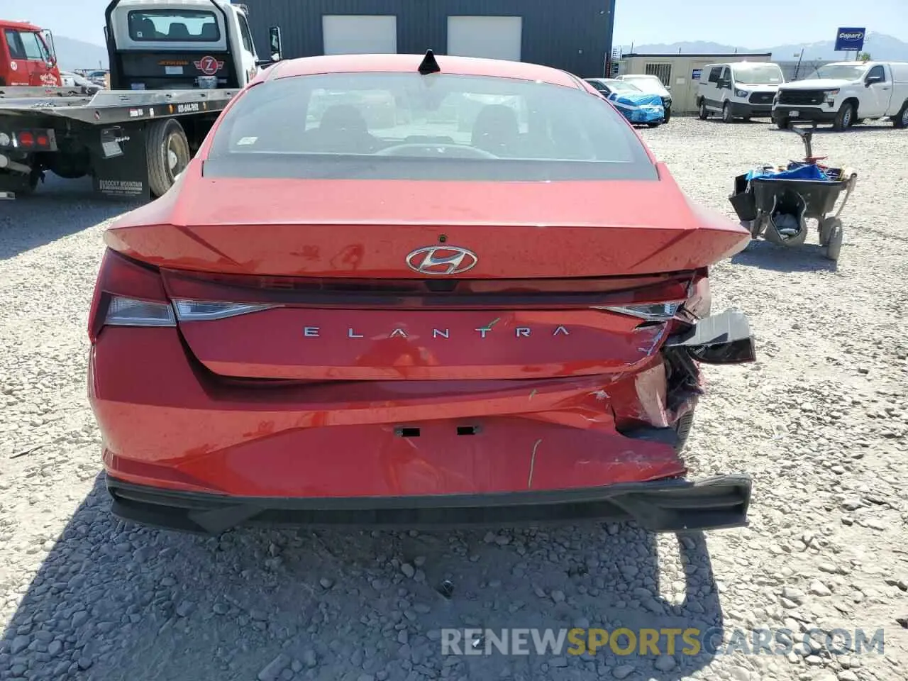 6 fotografías del automóvil dañado 5NPLS4AG3MH005230 HYUNDAI ELANTRA 2021