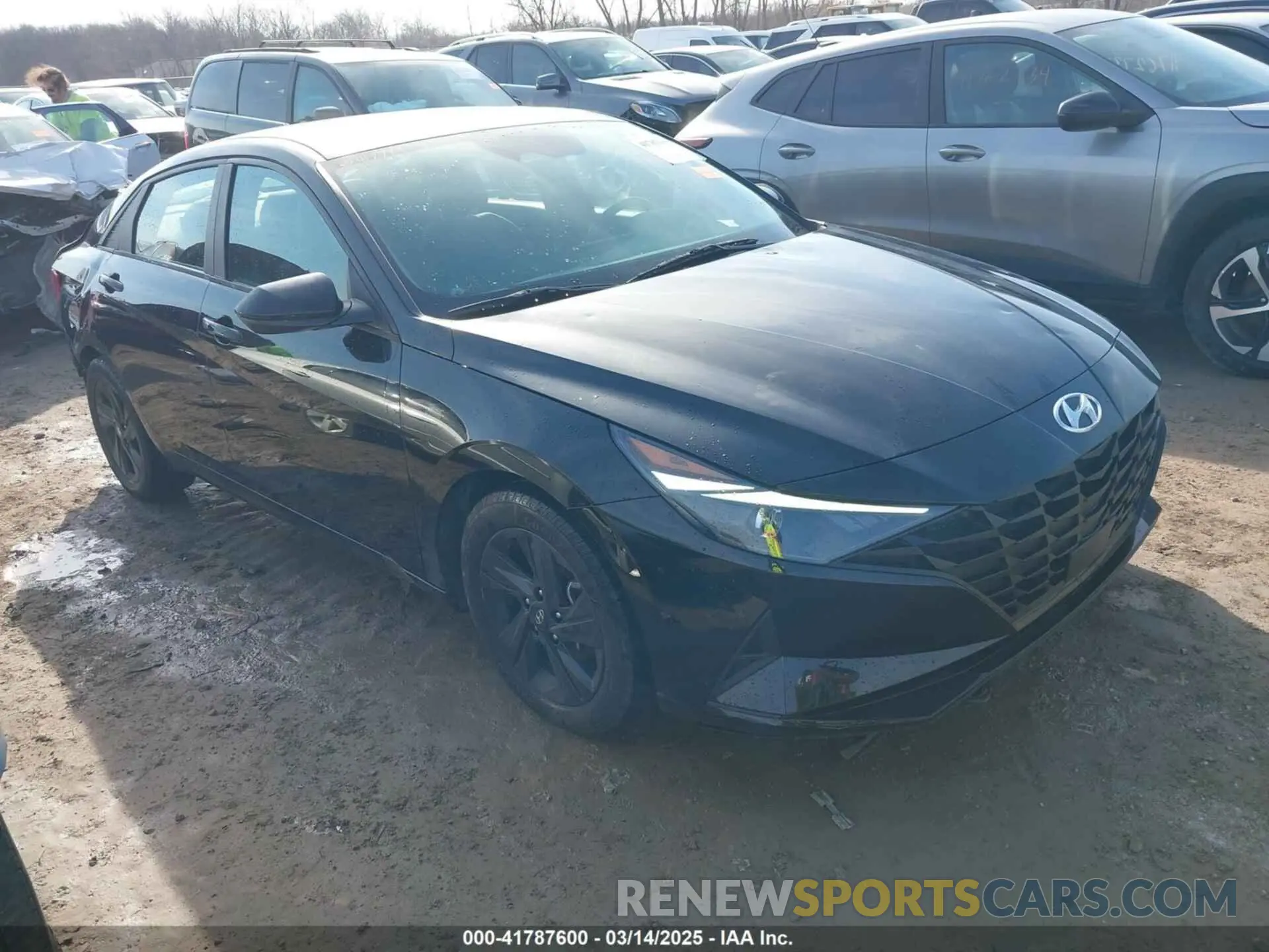 1 fotografías del automóvil dañado 5NPLS4AG3MH005342 HYUNDAI ELANTRA 2021