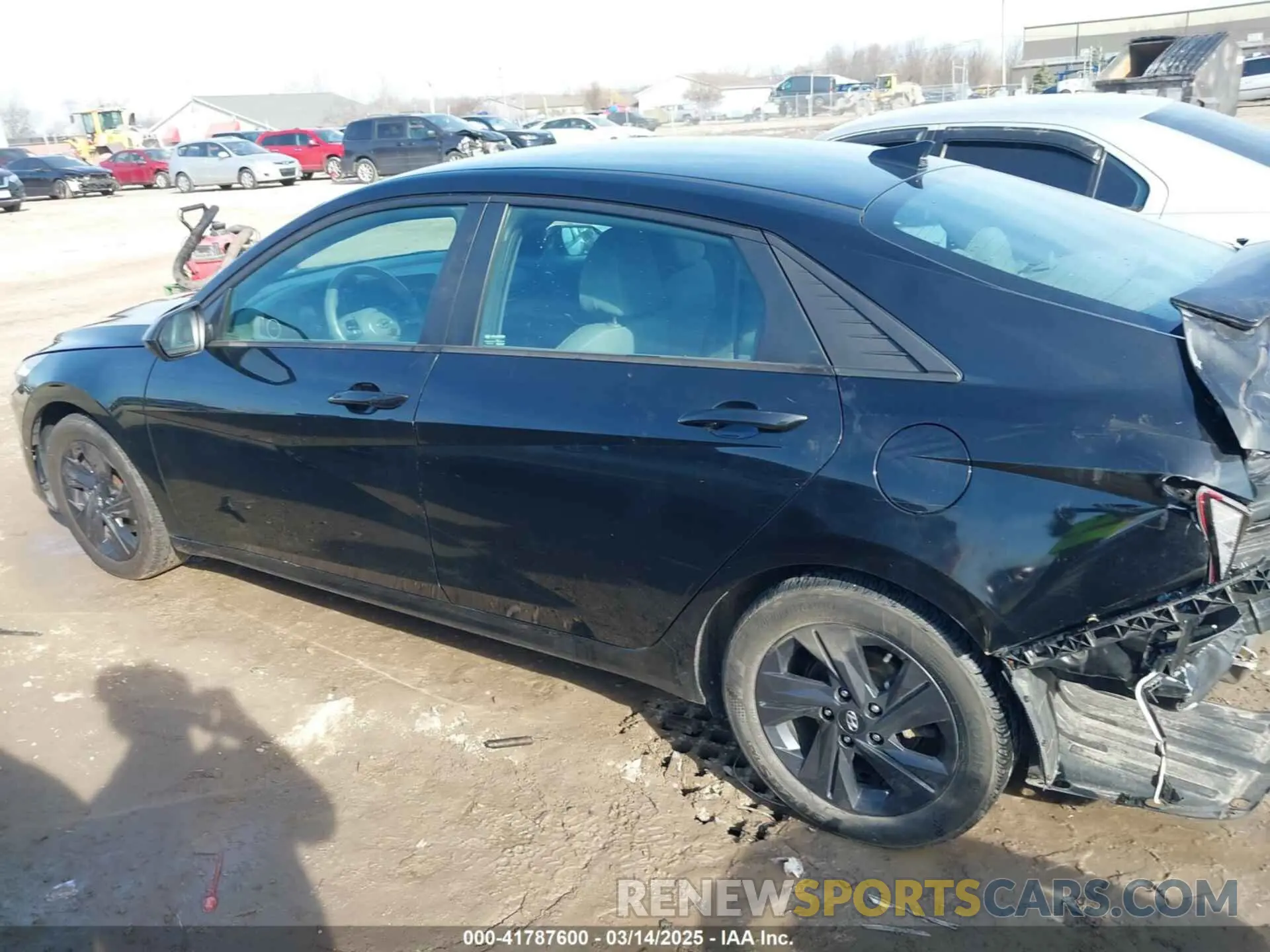 14 fotografías del automóvil dañado 5NPLS4AG3MH005342 HYUNDAI ELANTRA 2021